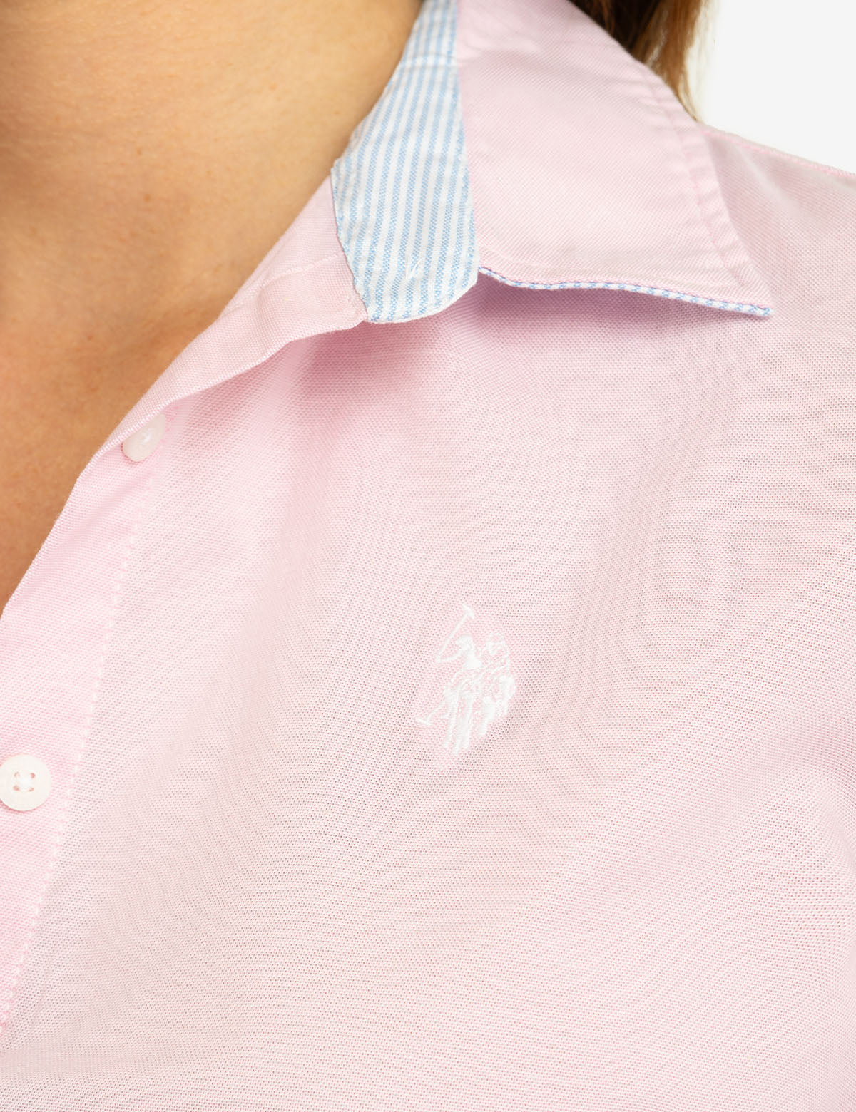 SOLID OXFORD DRESS - Image 3