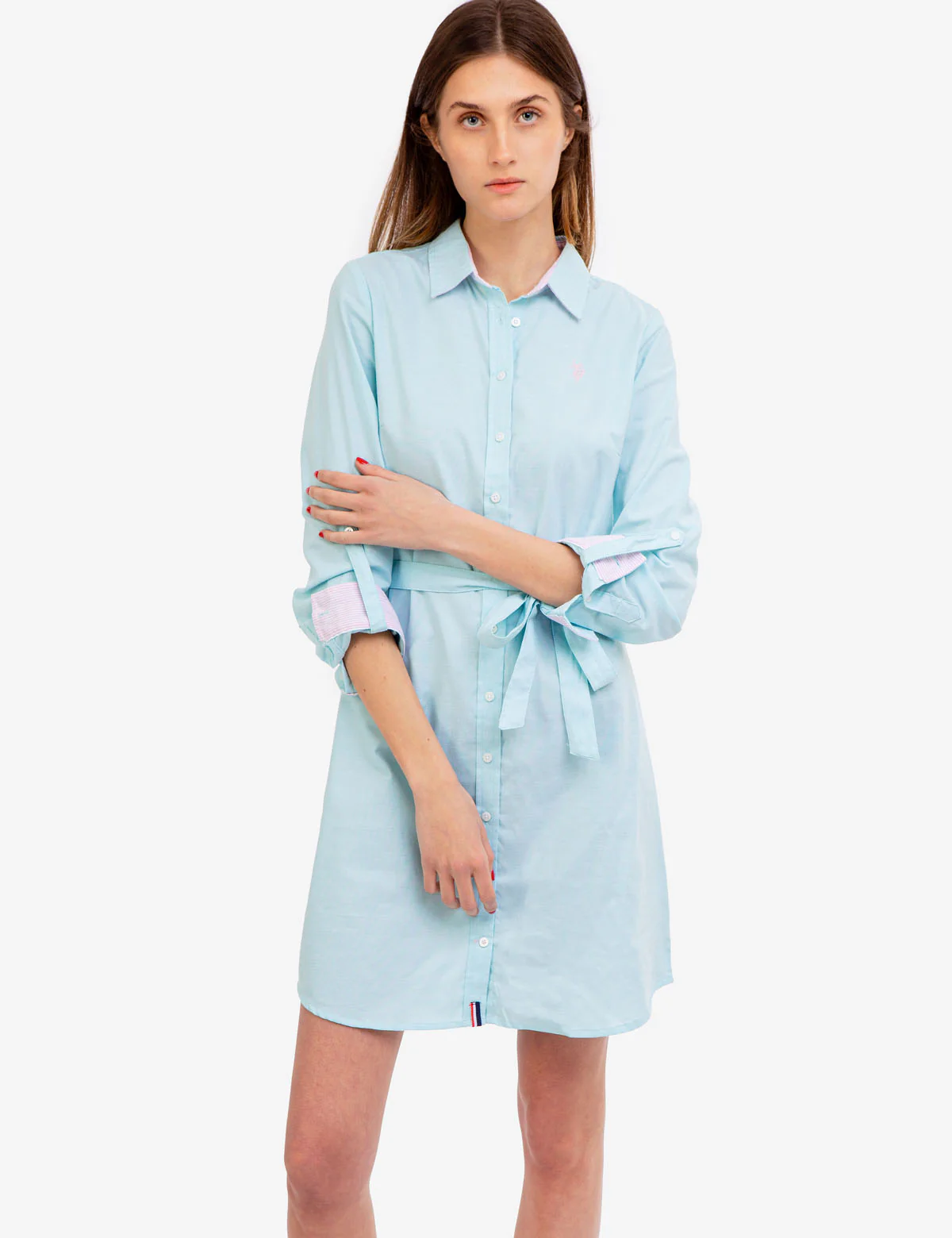 SOLID OXFORD DRESS