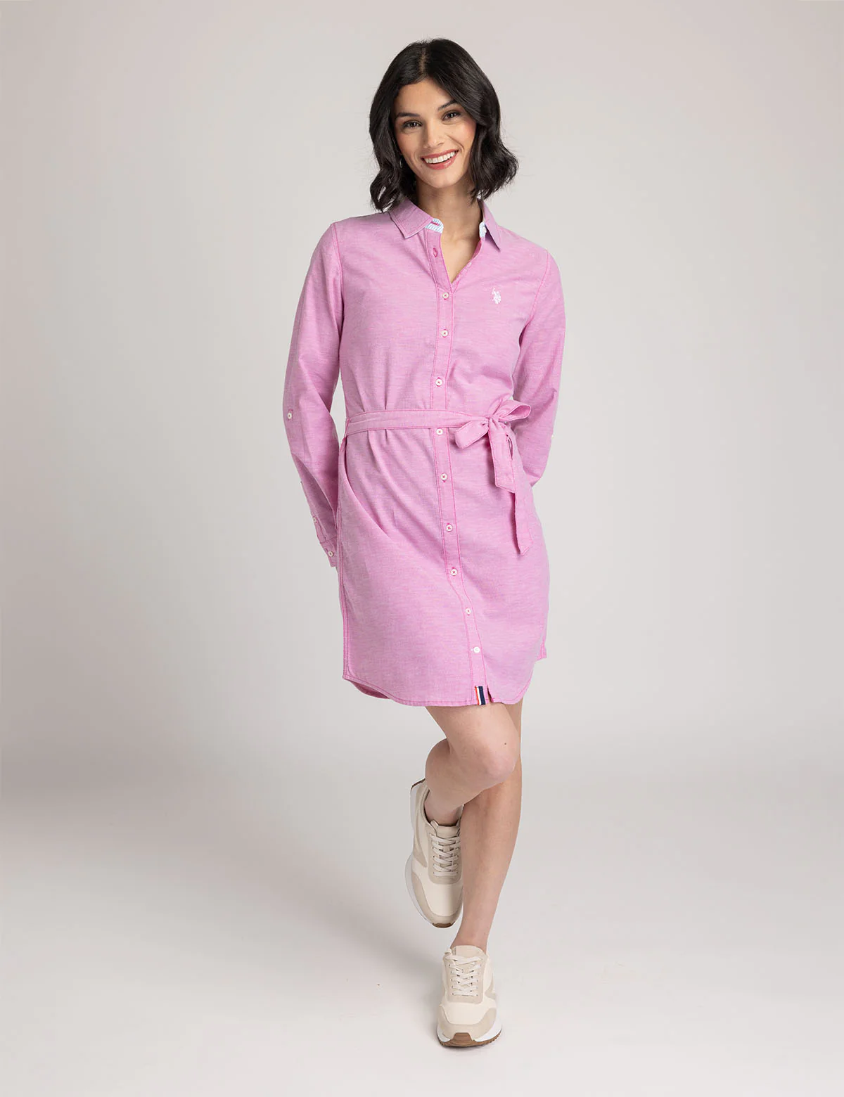 SOLID OXFORD DRESS - Image 11