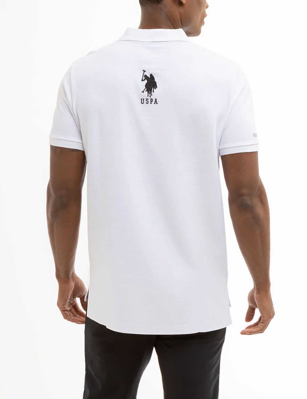 SOLID PIQUE DOUBLE LOGO POLO SHIRT - Image 16