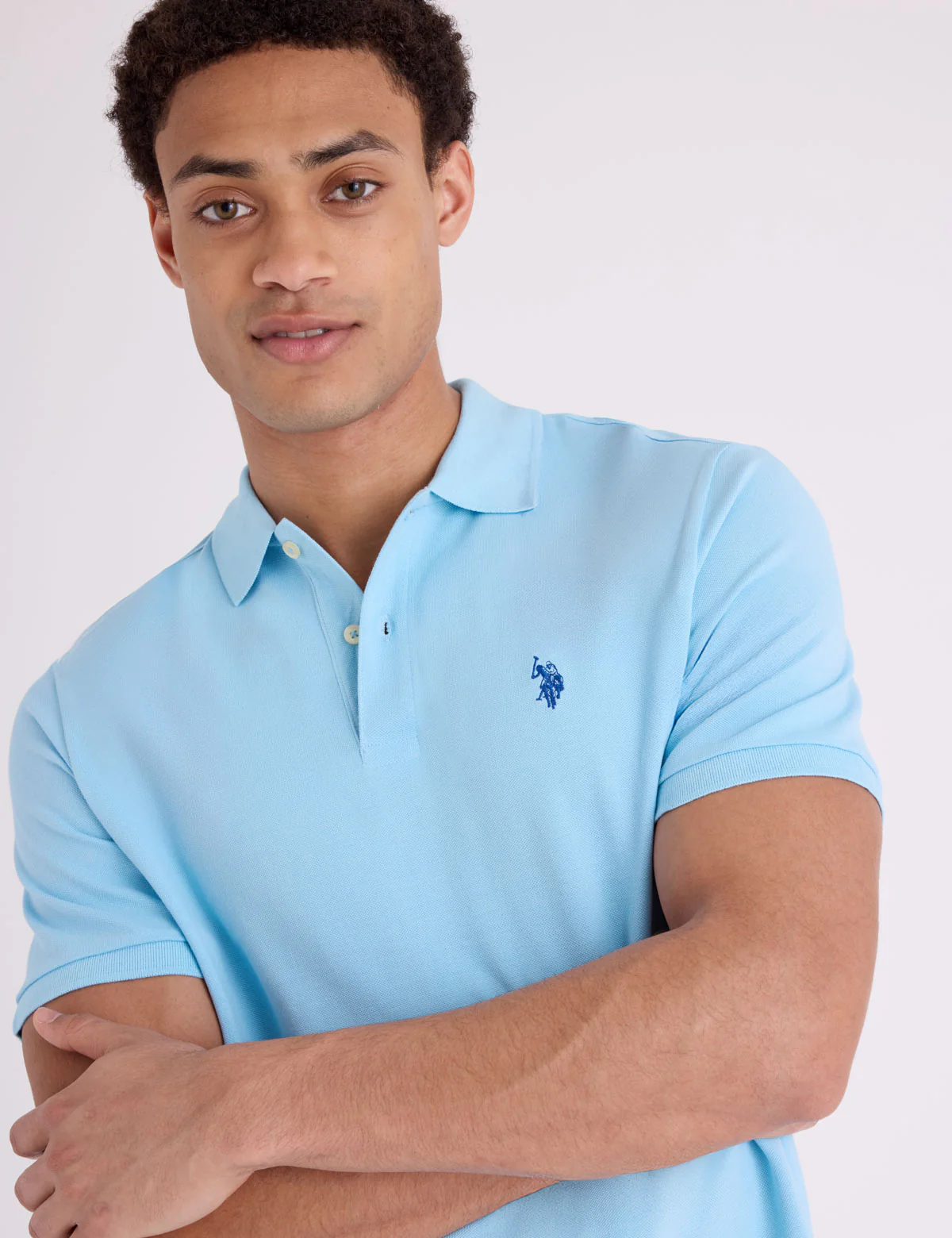 SOLID PIQUE SMALL LOGO POLO SHIRT - Image 3