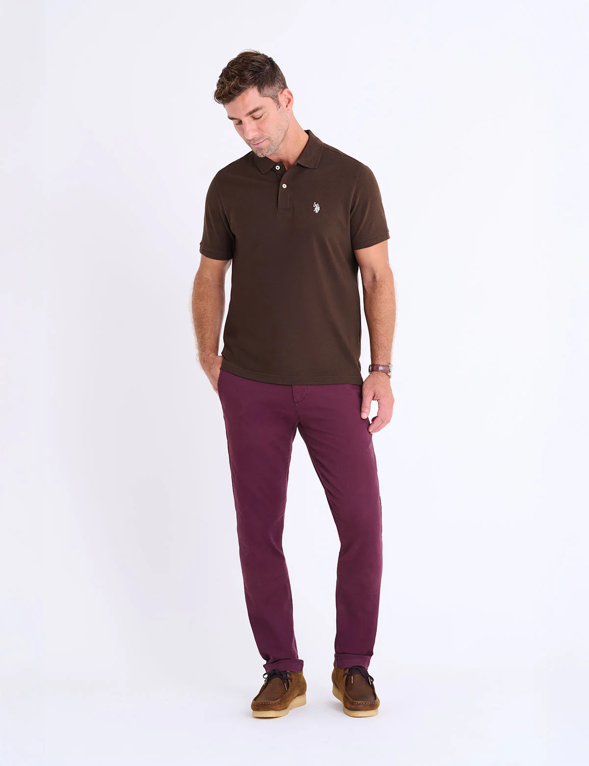 SOLID PIQUE SMALL LOGO POLO SHIRT - Image 11