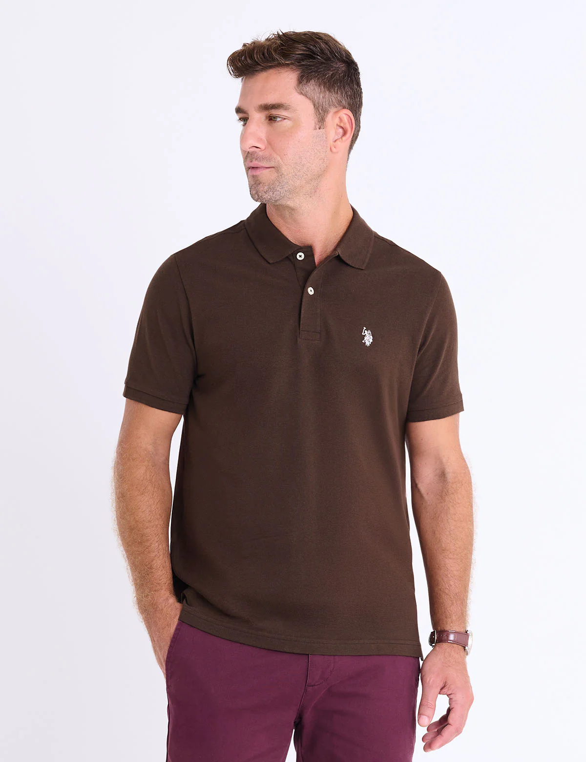 SOLID PIQUE SMALL LOGO POLO SHIRT - Image 9