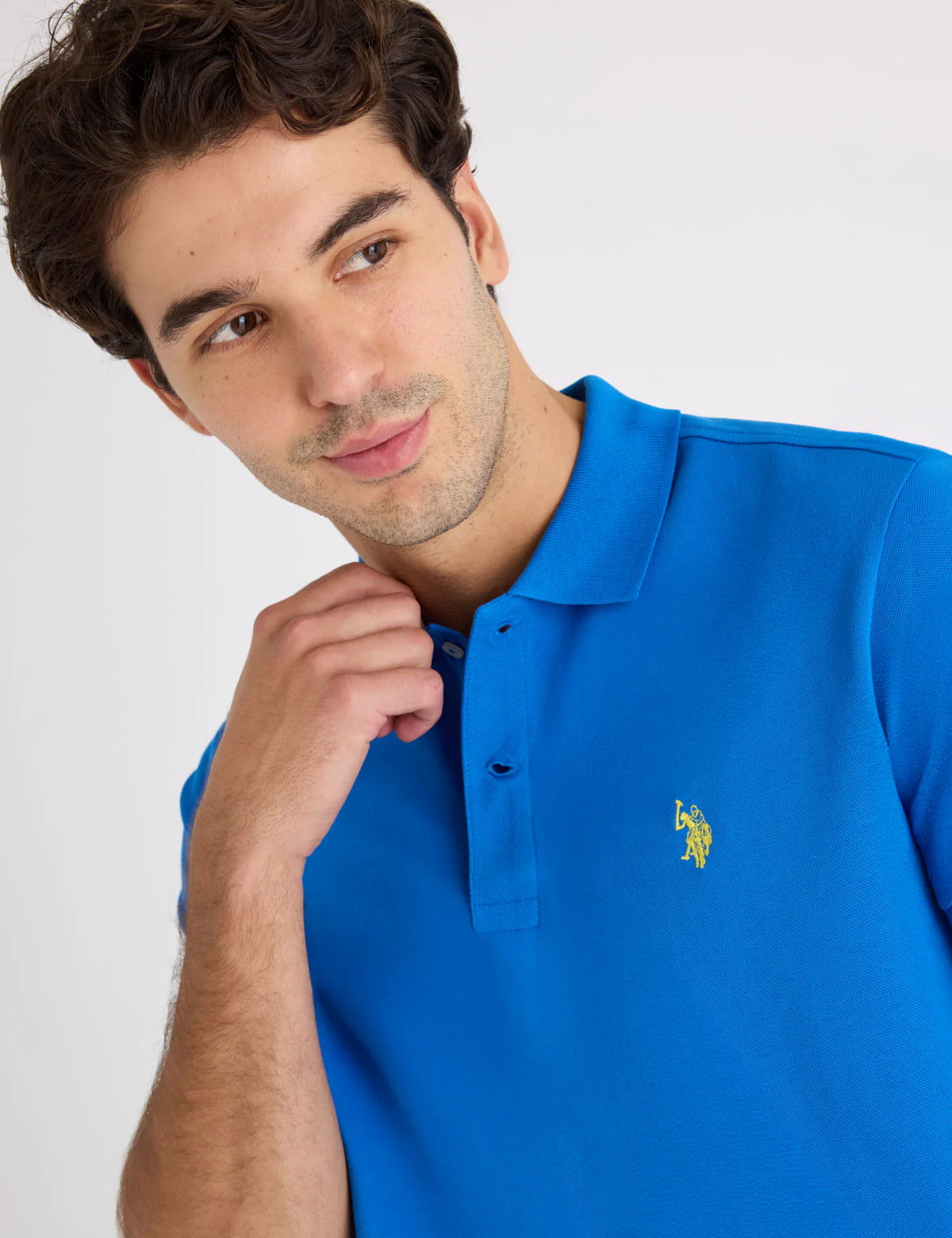 SOLID PIQUE SMALL LOGO POLO SHIRT - Image 2