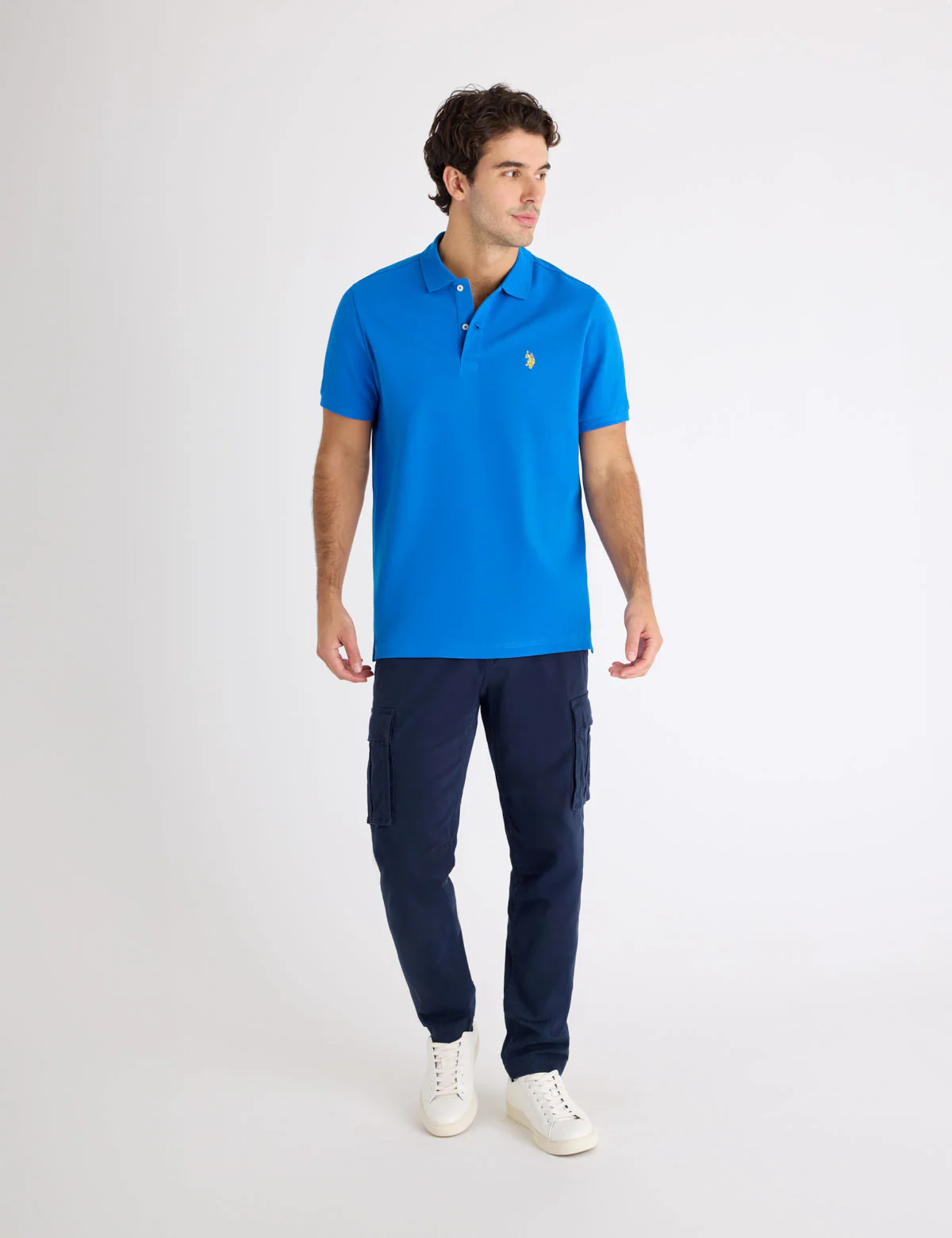 SOLID PIQUE SMALL LOGO POLO SHIRT - Image 3