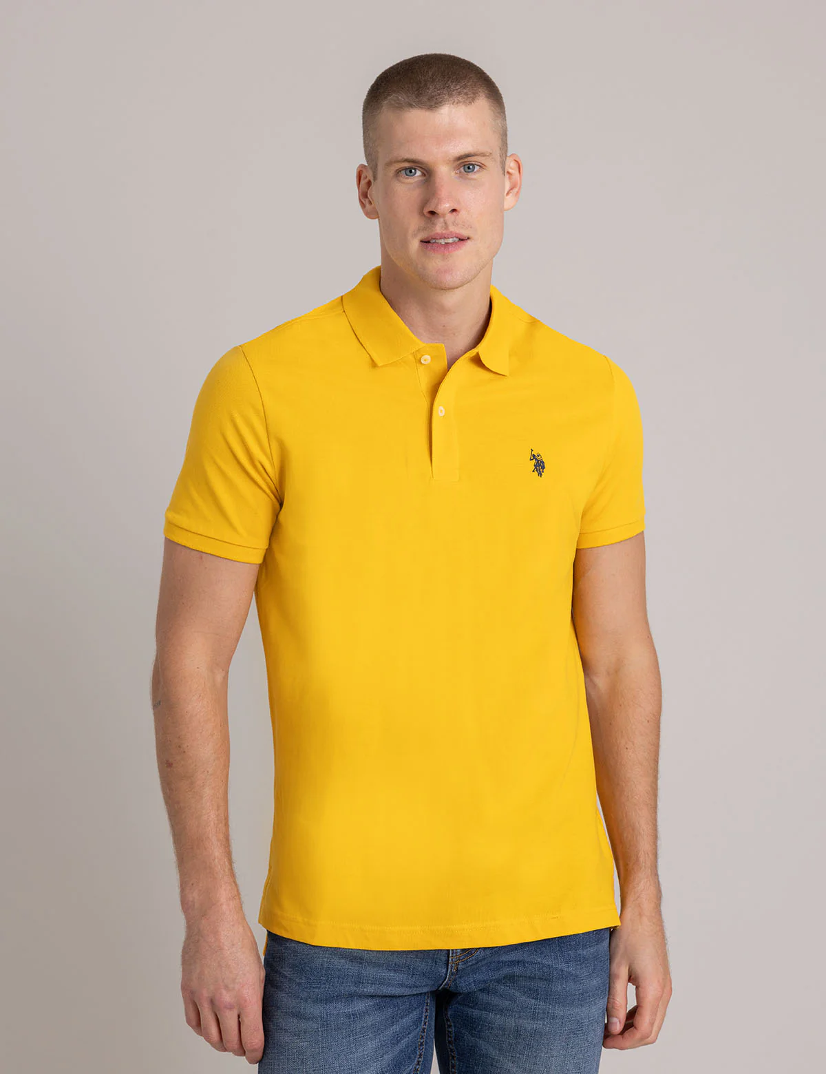 SOLID PIQUE SMALL LOGO POLO SHIRT - Image 5