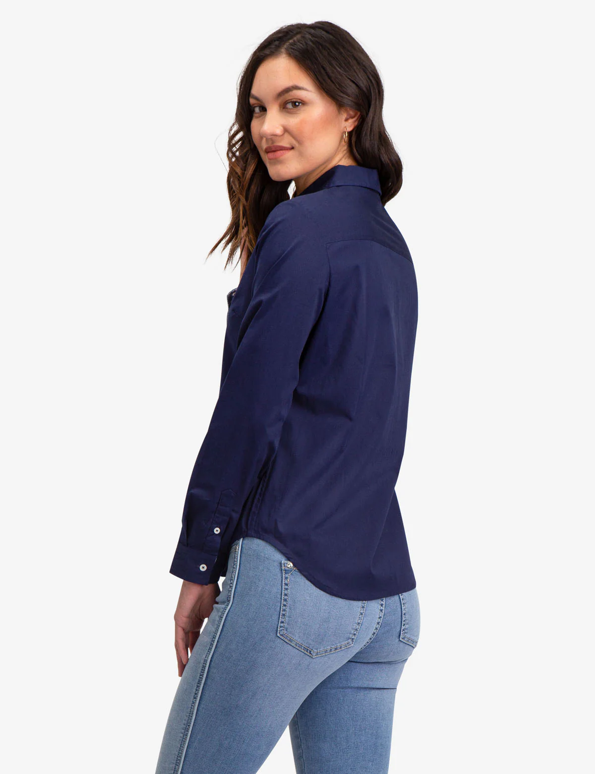 SOLID POPLIN LONG SLEEVE SHIRT - Image 10