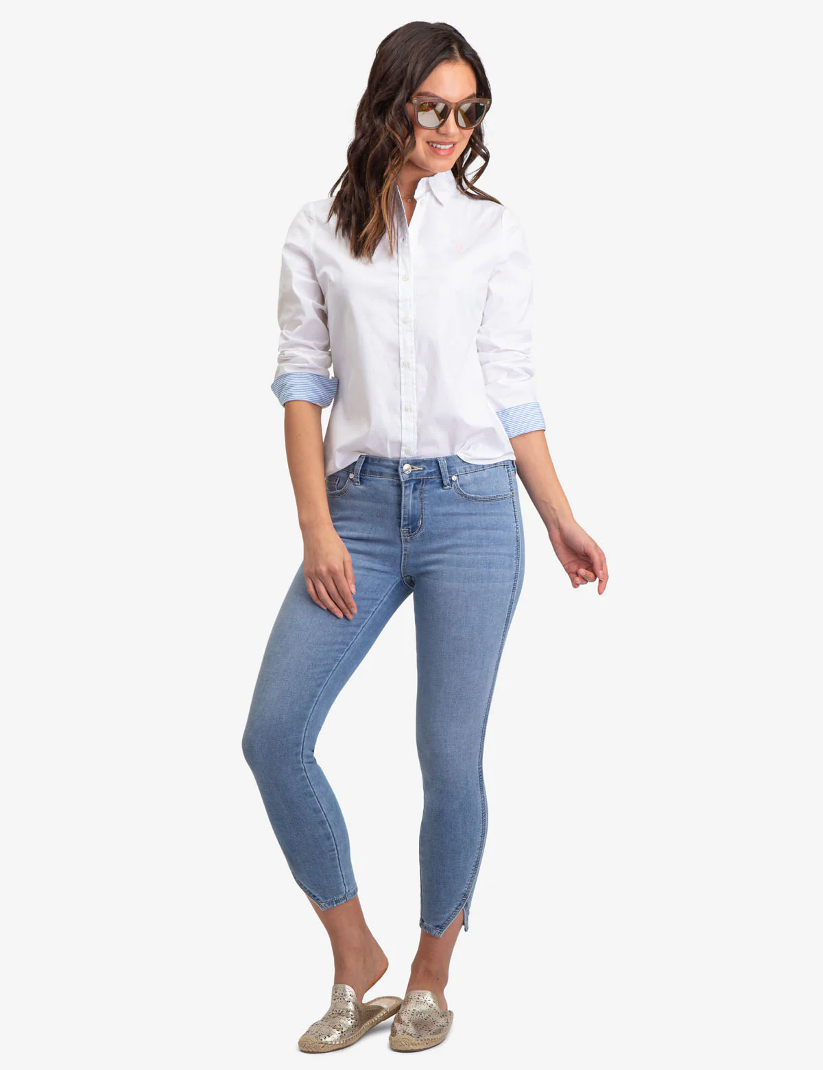 SOLID POPLIN LONG SLEEVE SHIRT - Image 2