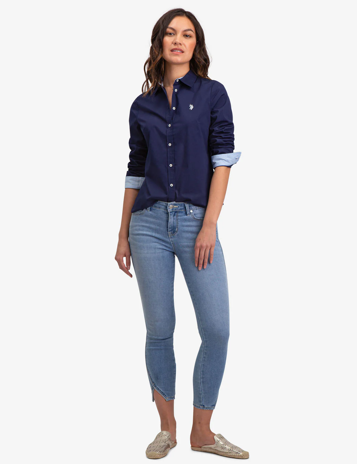 SOLID POPLIN LONG SLEEVE SHIRT - Image 9