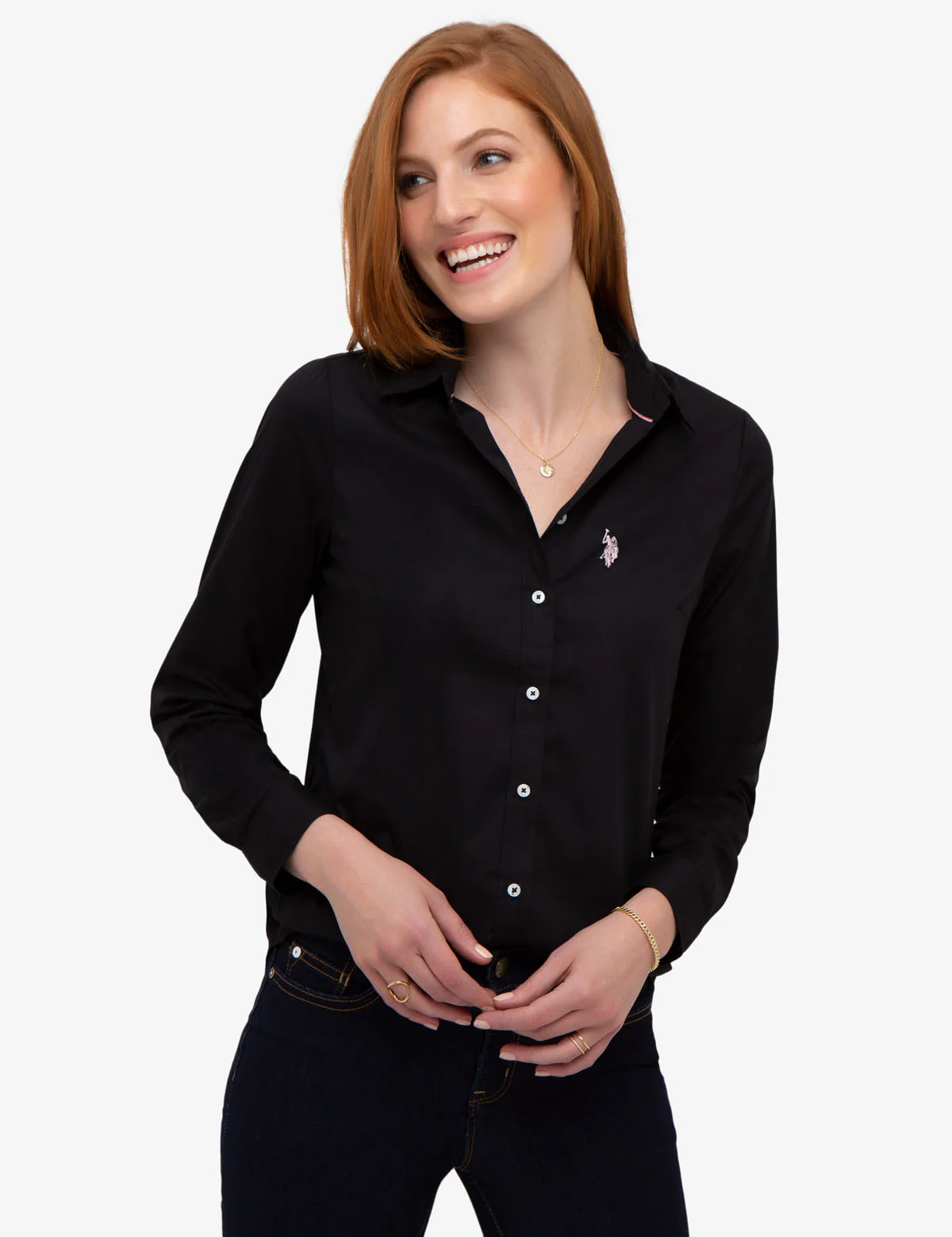 SOLID POPLIN WOVEN SHIRT - Image 5