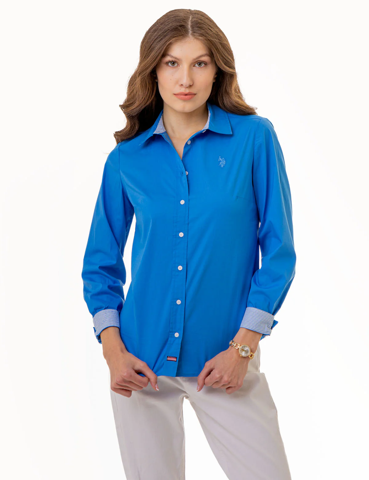 SOLID STRETCH POPLIN SHIRT - Image 11