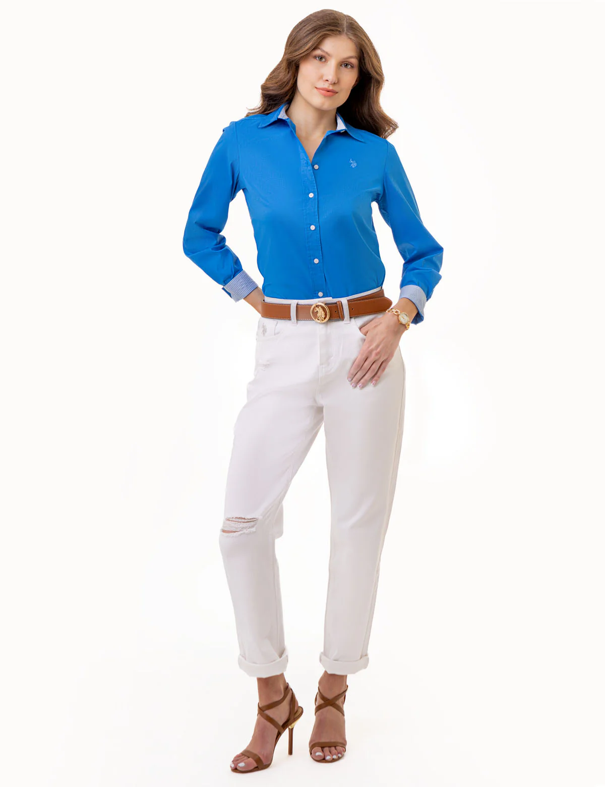 SOLID STRETCH POPLIN SHIRT - Image 14