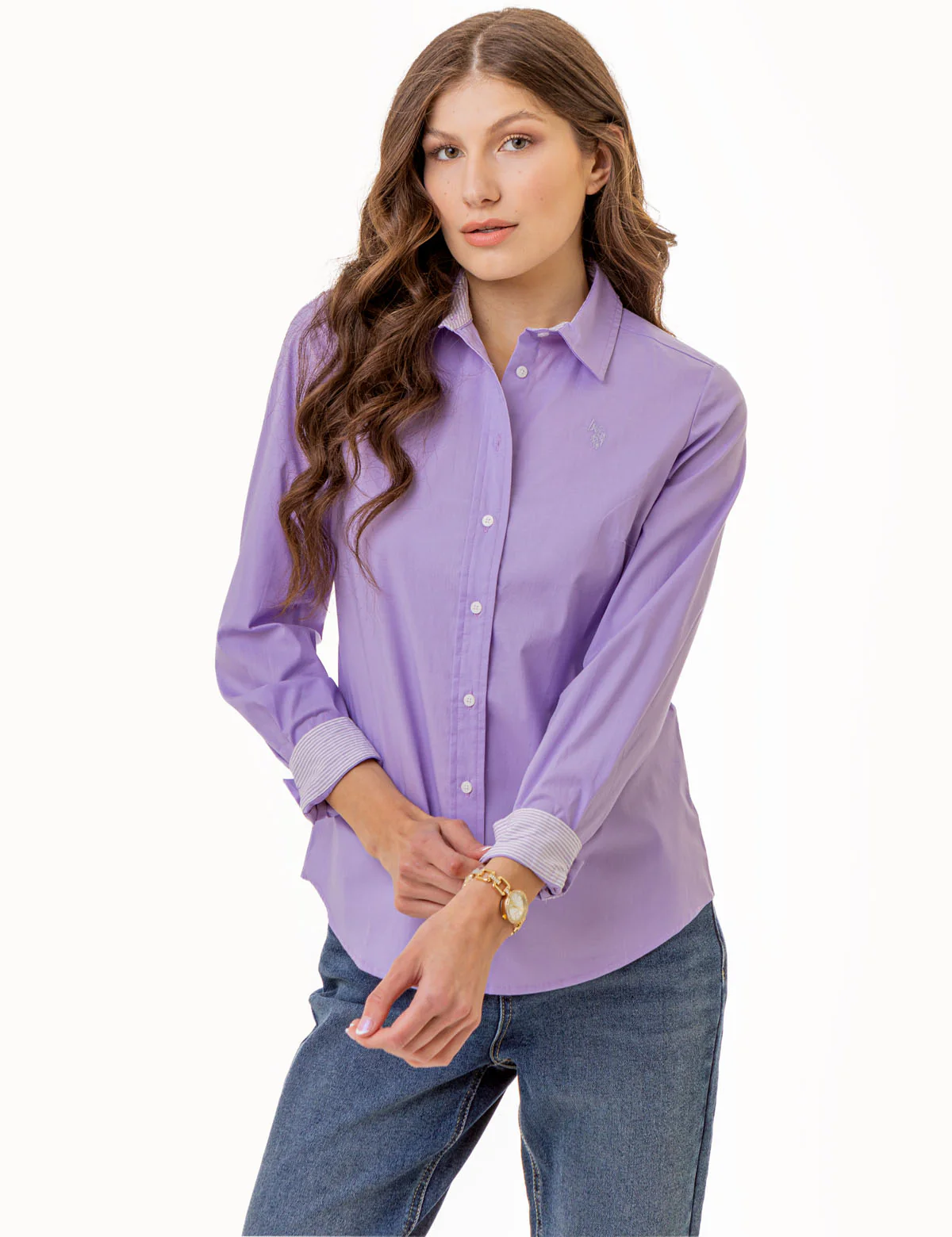 SOLID STRETCH POPLIN SHIRT - Image 15