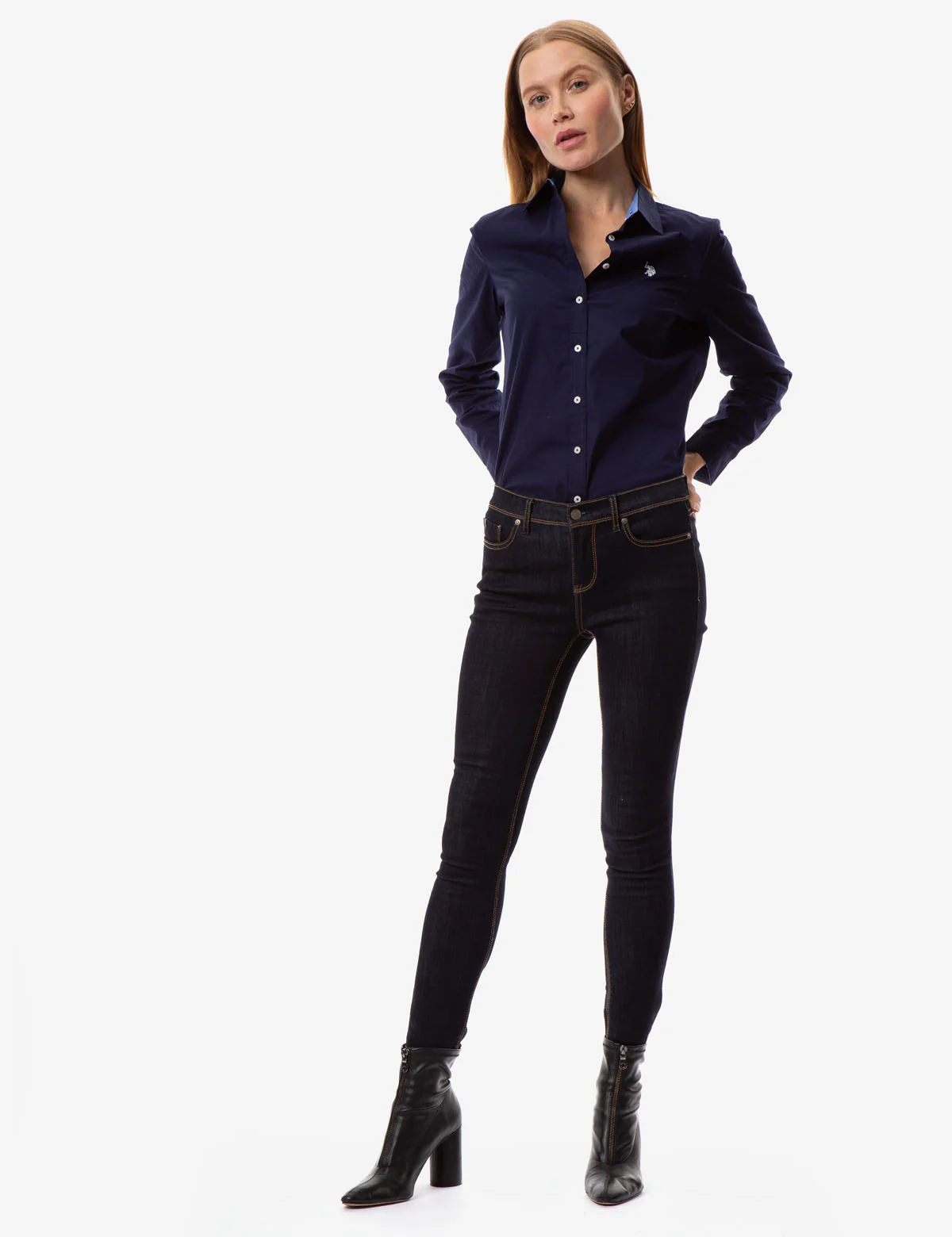 SOLID STRETCH POPLIN SHIRT - Image 5