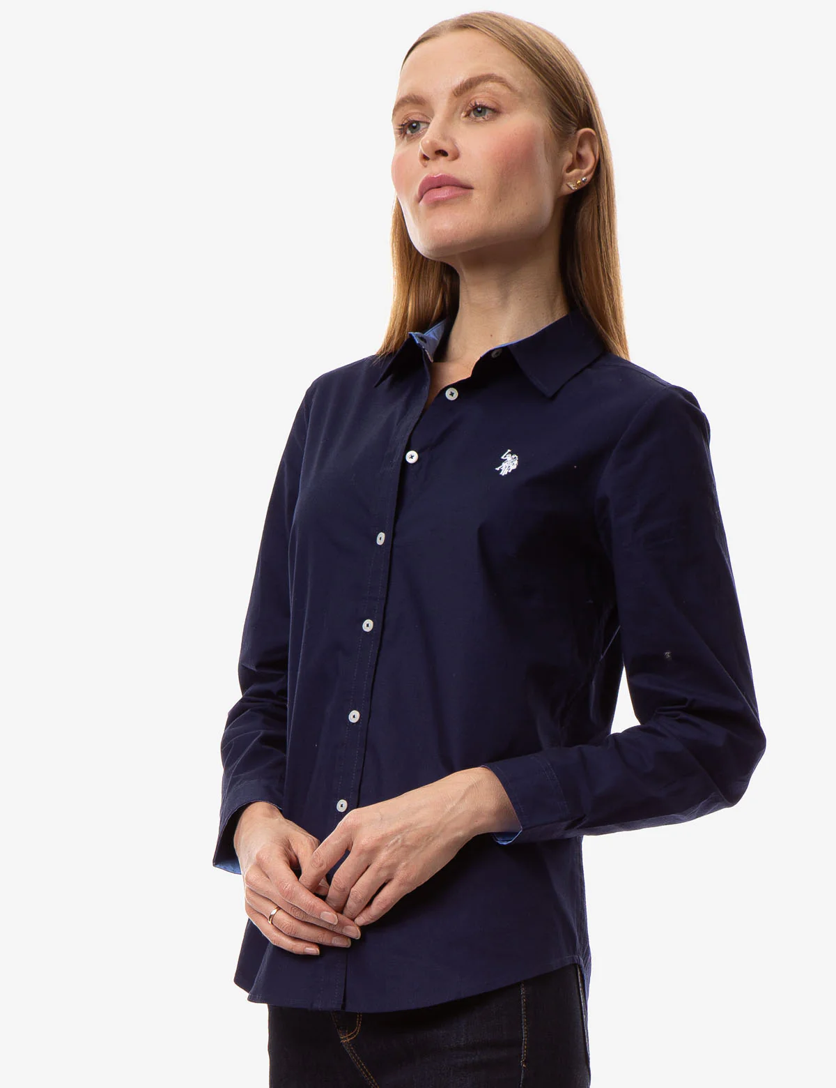 SOLID STRETCH POPLIN SHIRT - Image 6