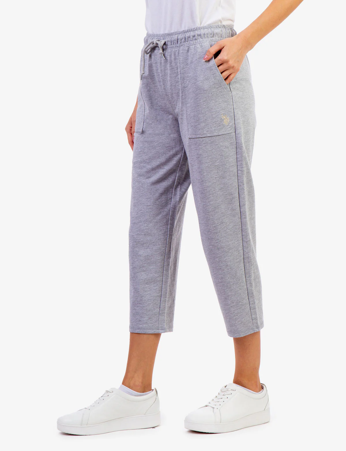 SOLID TIE WAIST CAPRI - Image 9
