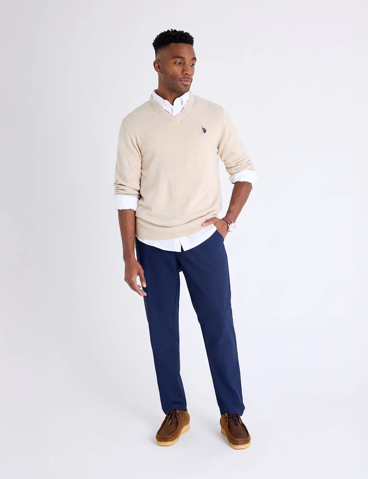 SOLID V-NECK SWEATER - Image 12