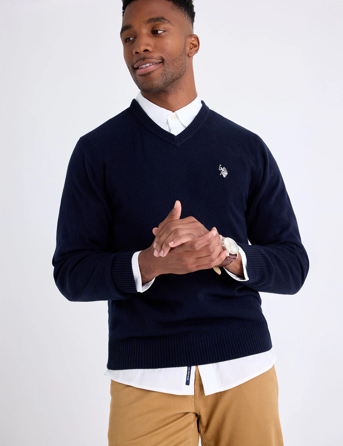 SOLID V-NECK SWEATER - Image 25