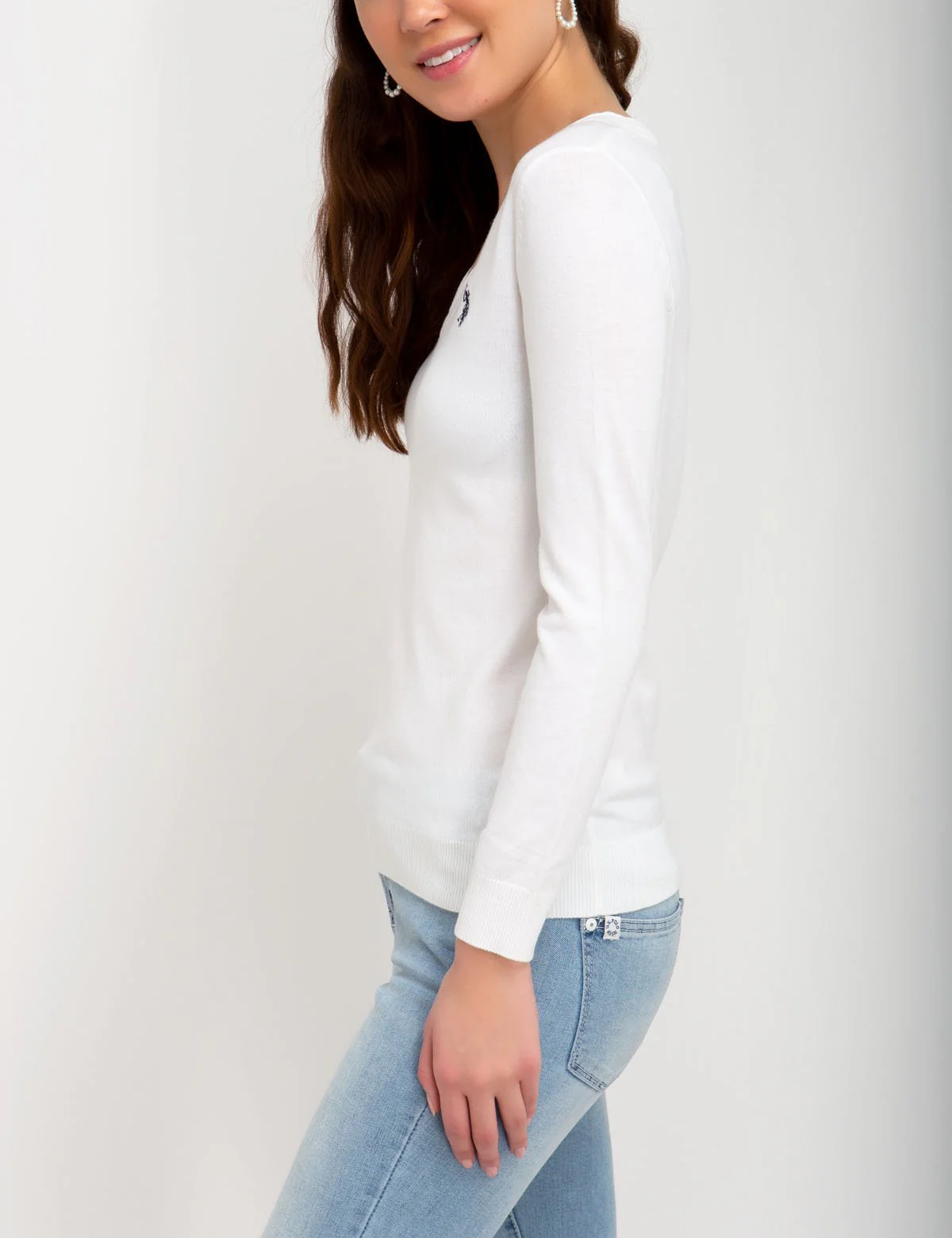 SOLID V-NECK SWEATER - Image 12