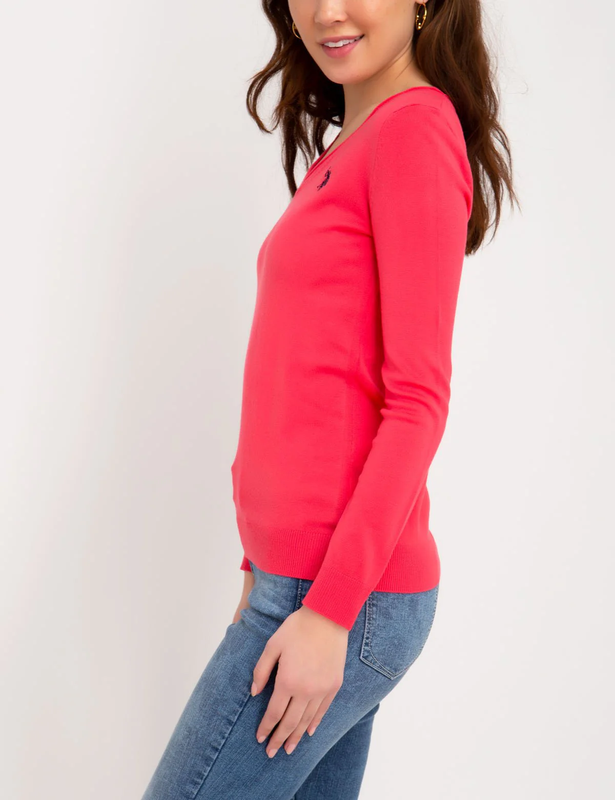 SOLID V-NECK SWEATER - Image 7