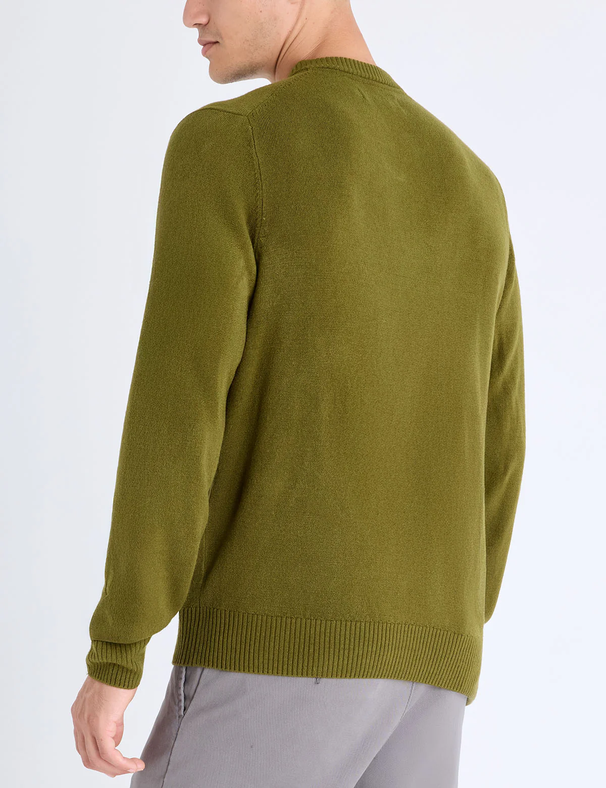 SOLID V-NECK SWEATER - Image 5