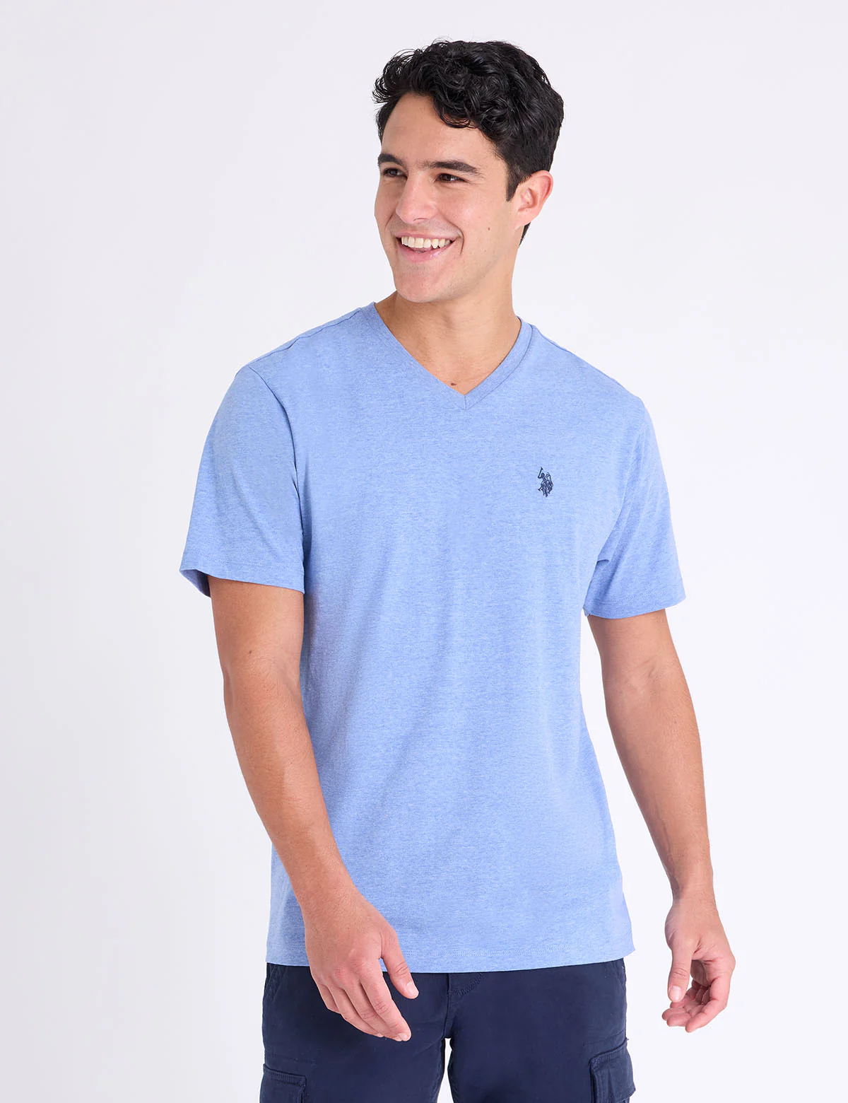 SOLID V-NECK T-SHIRT