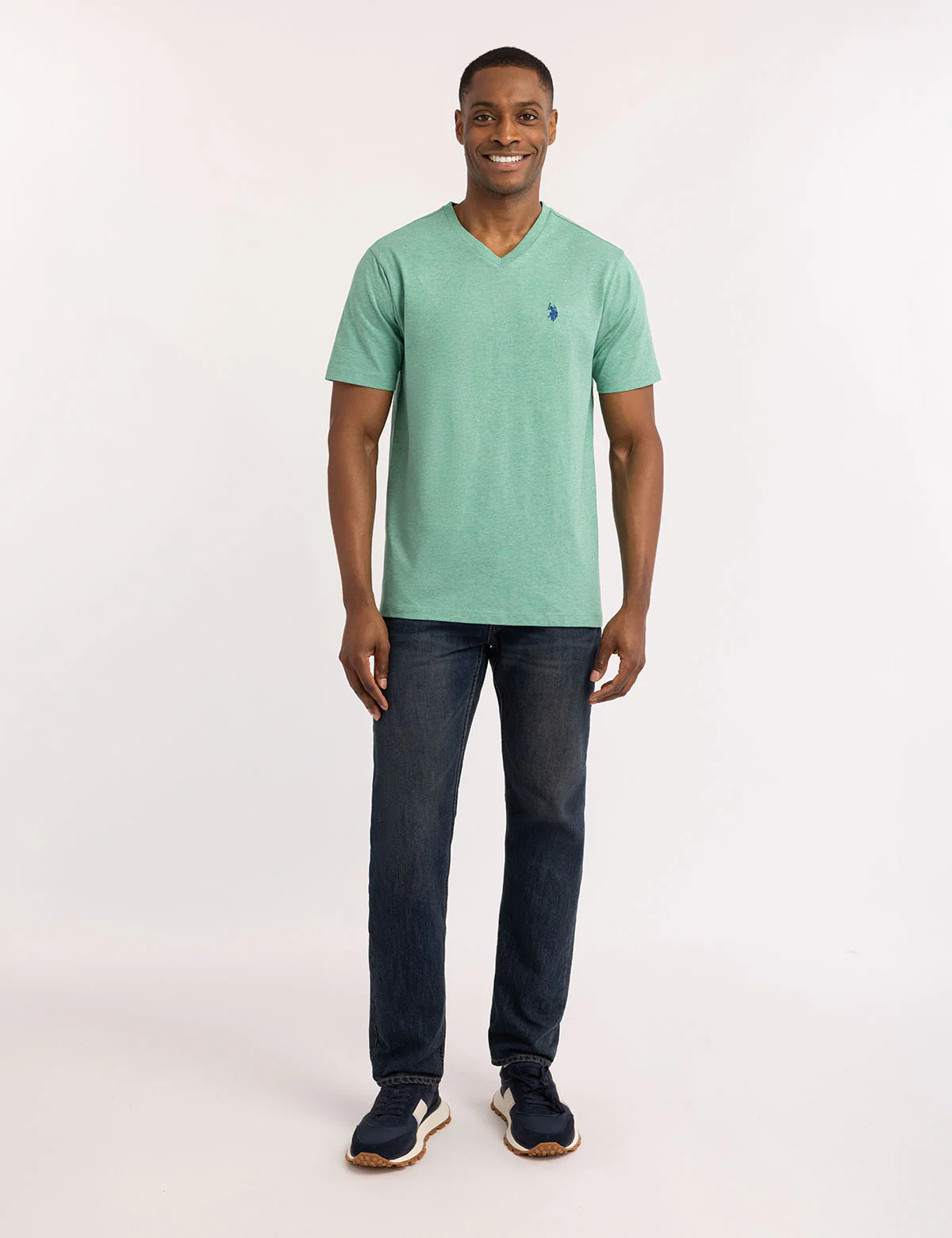 SOLID V-NECK T-SHIRT - Image 38