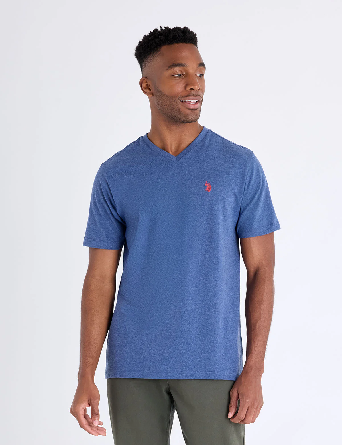 SOLID V-NECK T-SHIRT - Image 5