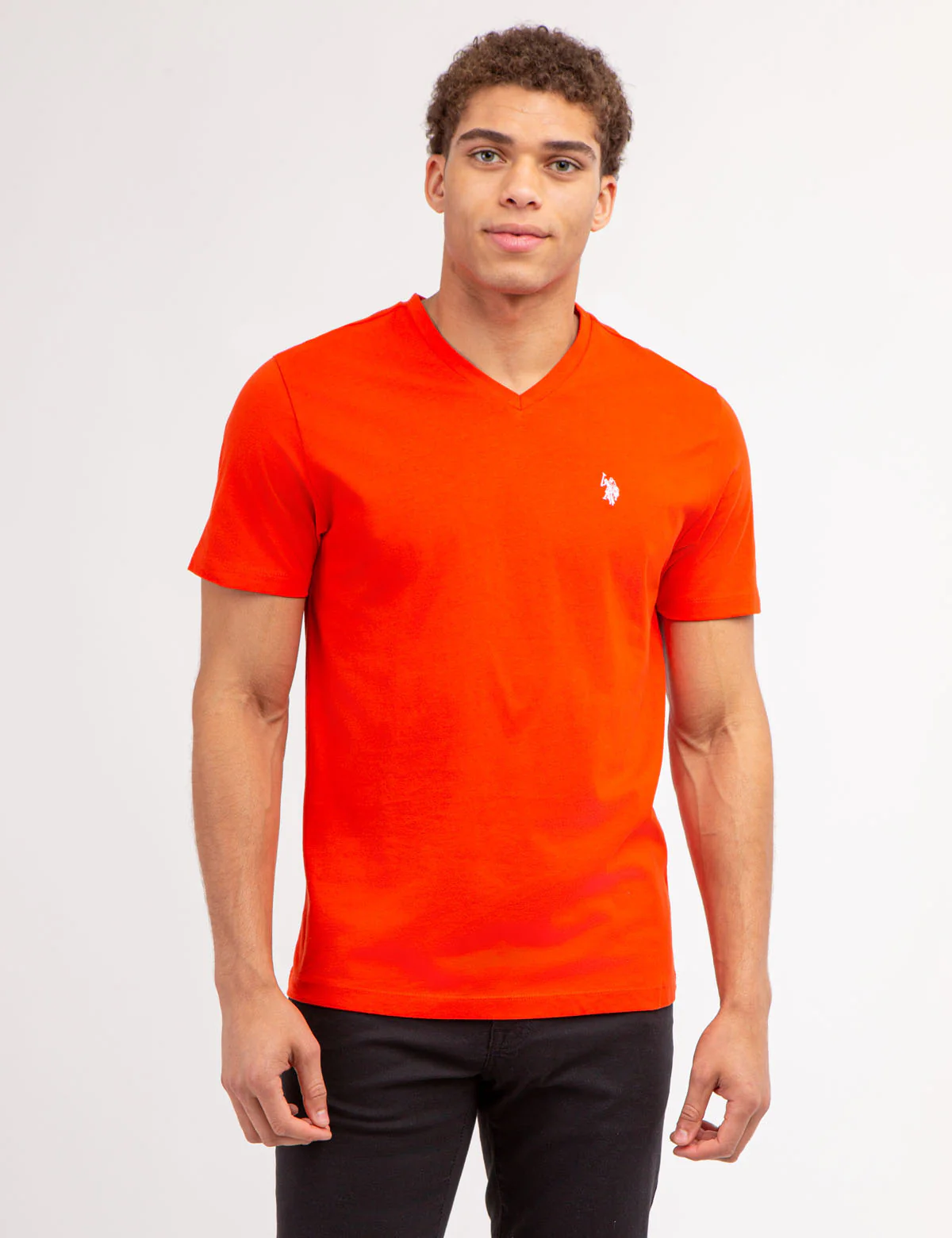 SOLID V-NECK T-SHIRT