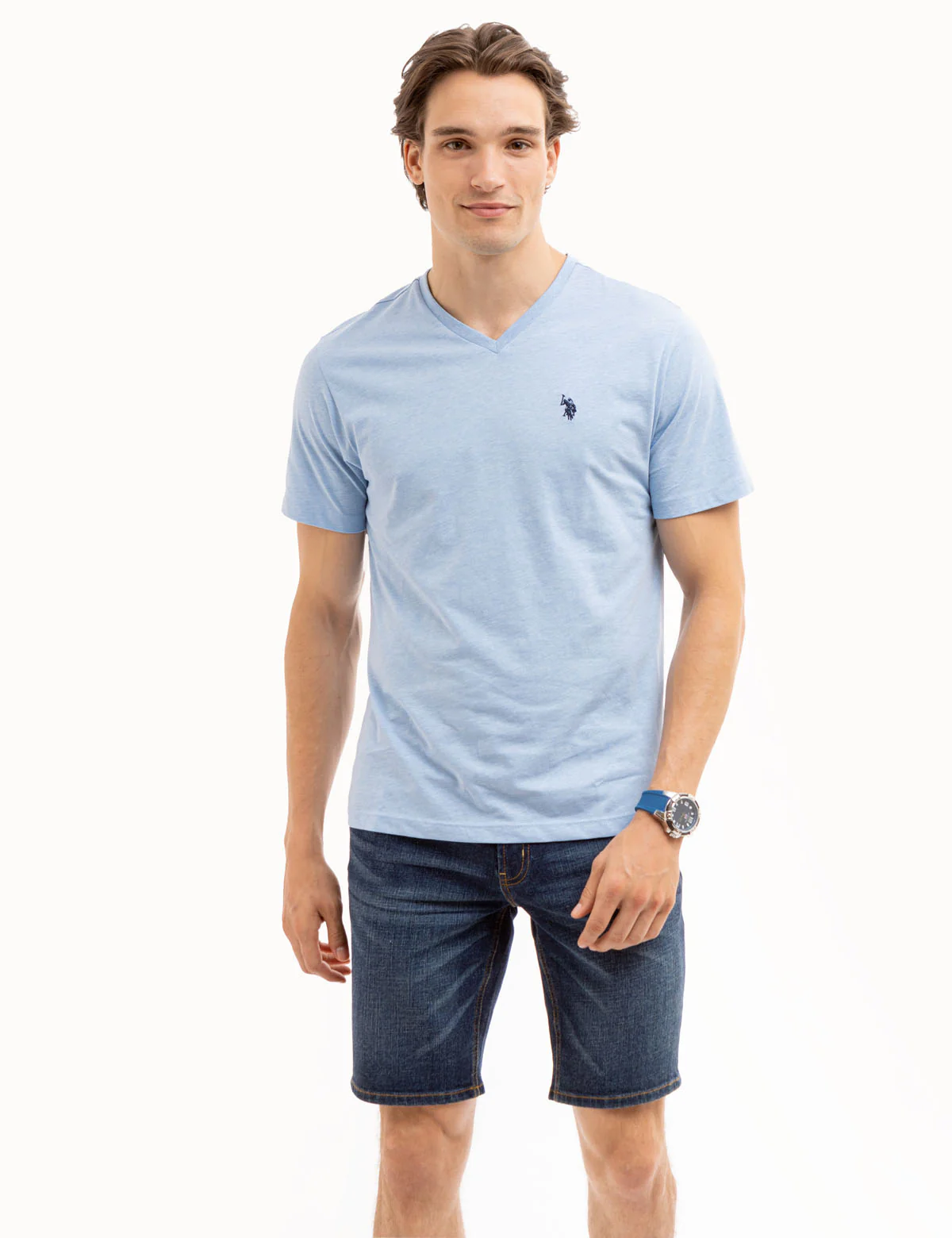 SOLID V-NECK T-SHIRT - Image 5