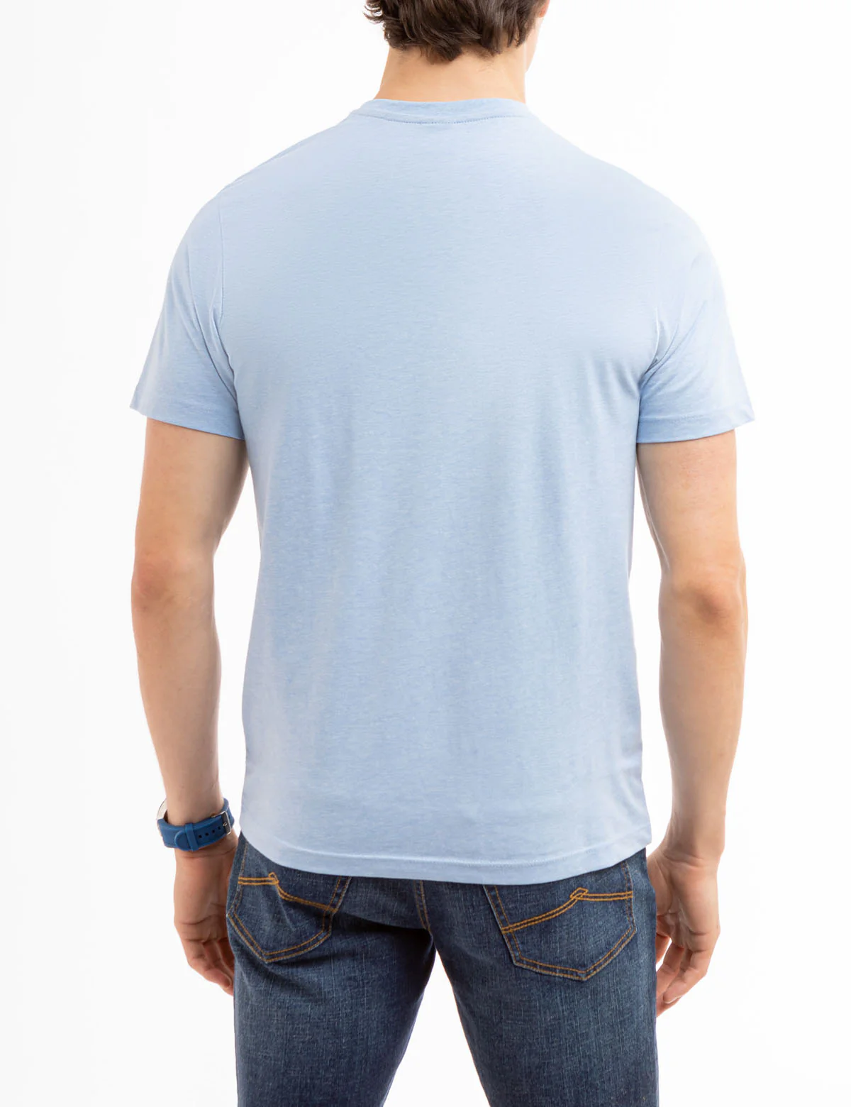SOLID V-NECK T-SHIRT - Image 7