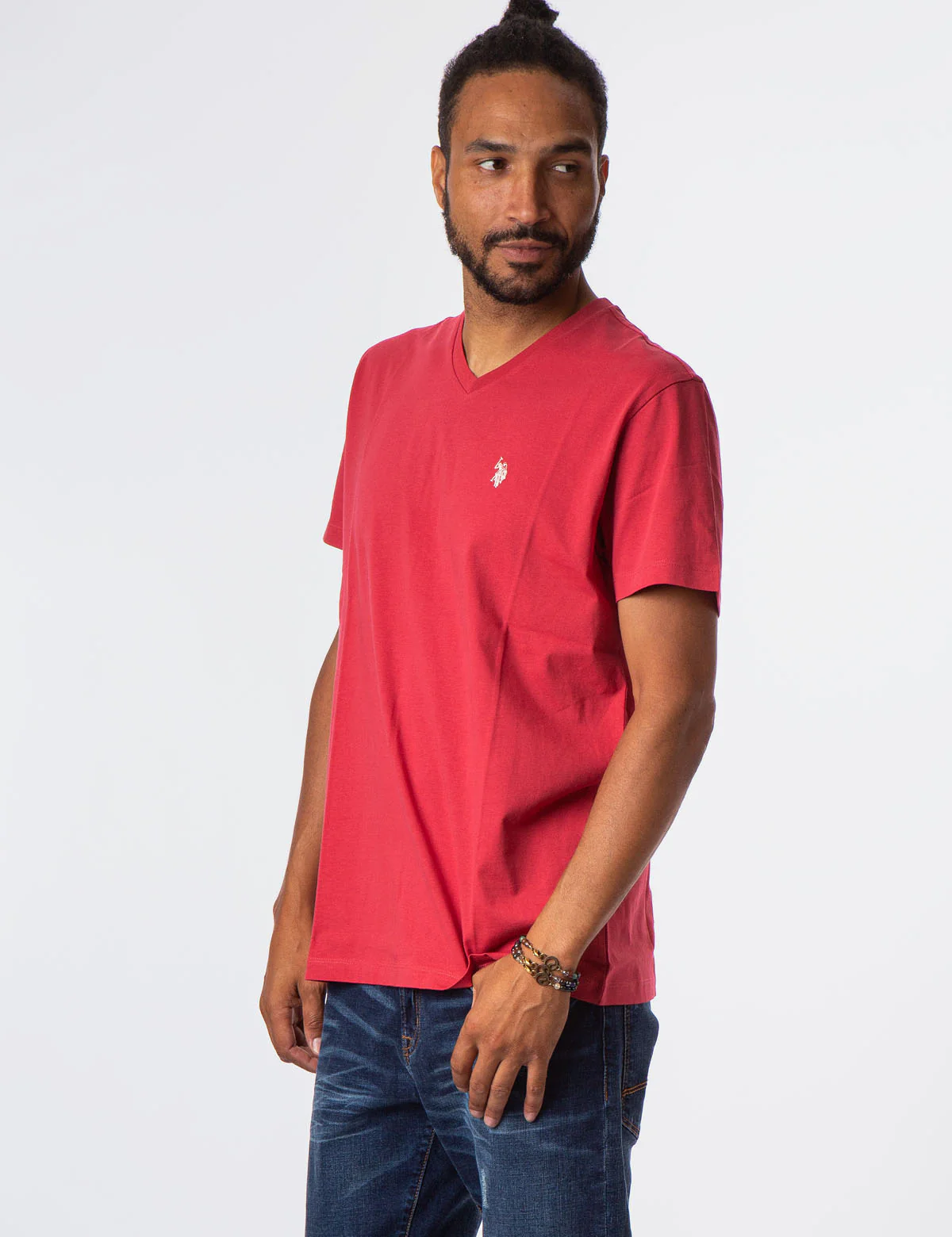 SOLID V-NECK T-SHIRT - Image 7