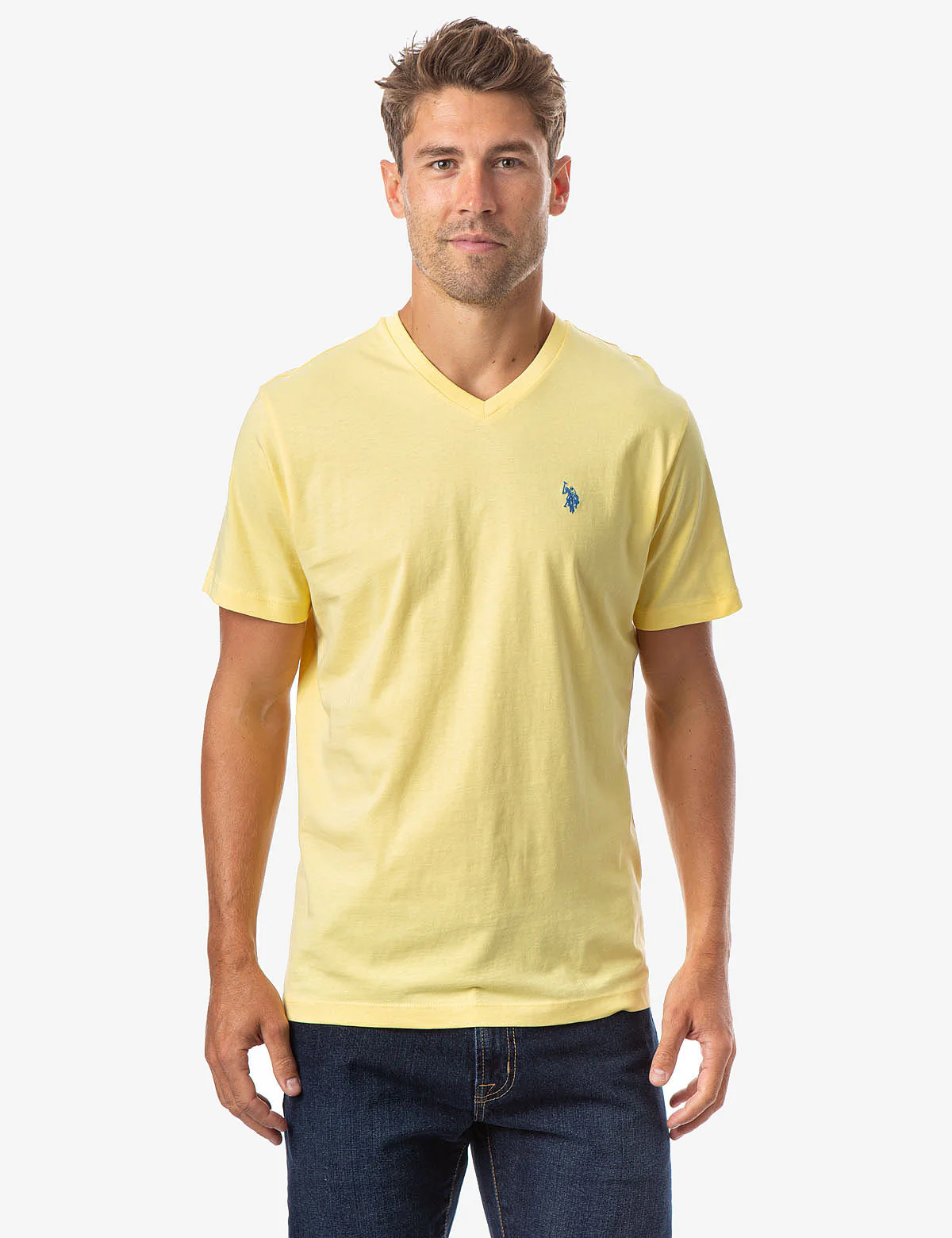 SOLID V-NECK T-SHIRT - Image 9