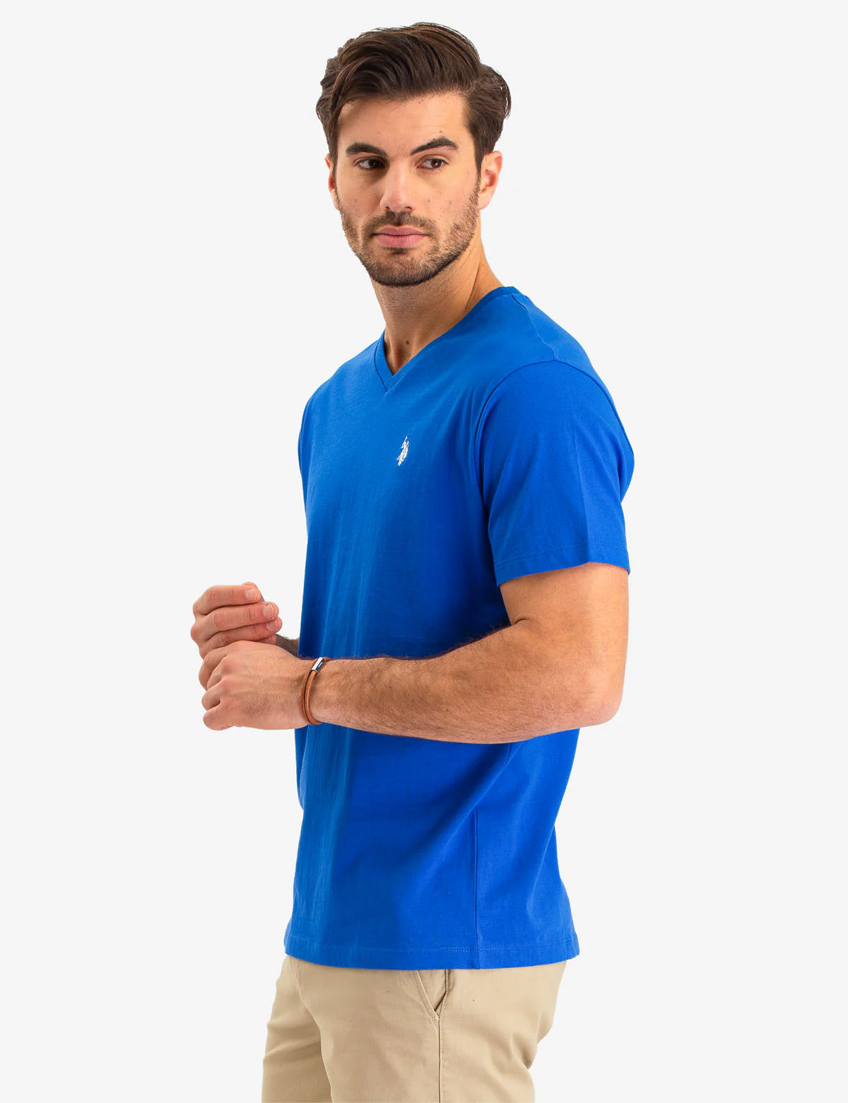 SOLID V-NECK T-SHIRT - Image 2