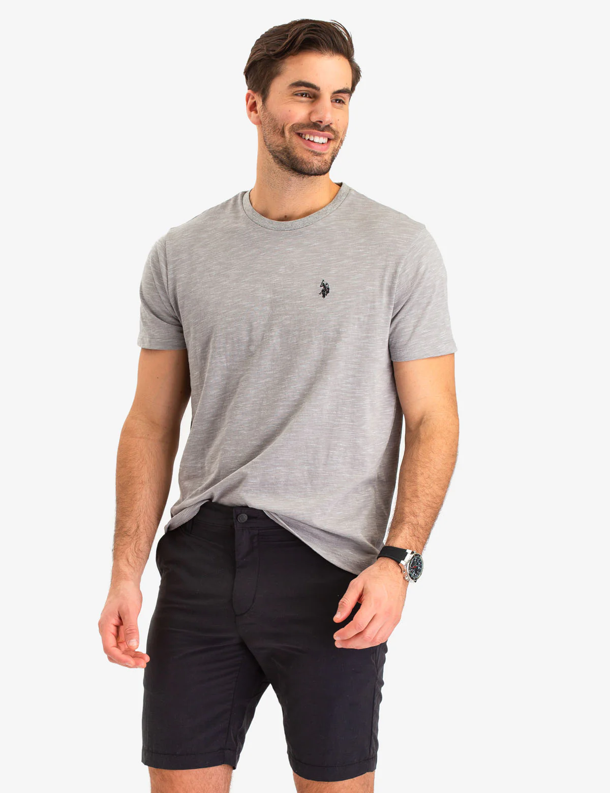 SPACE DYE CREW NECK T-SHIRT - Image 11