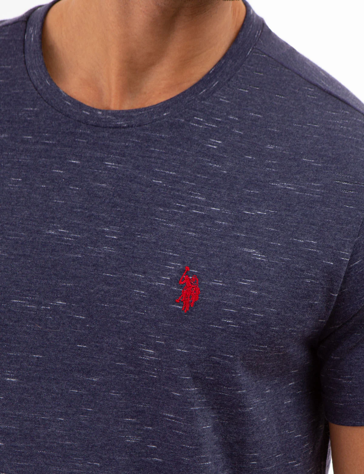 SPACE DYE CREW NECK T-SHIRT - Image 2
