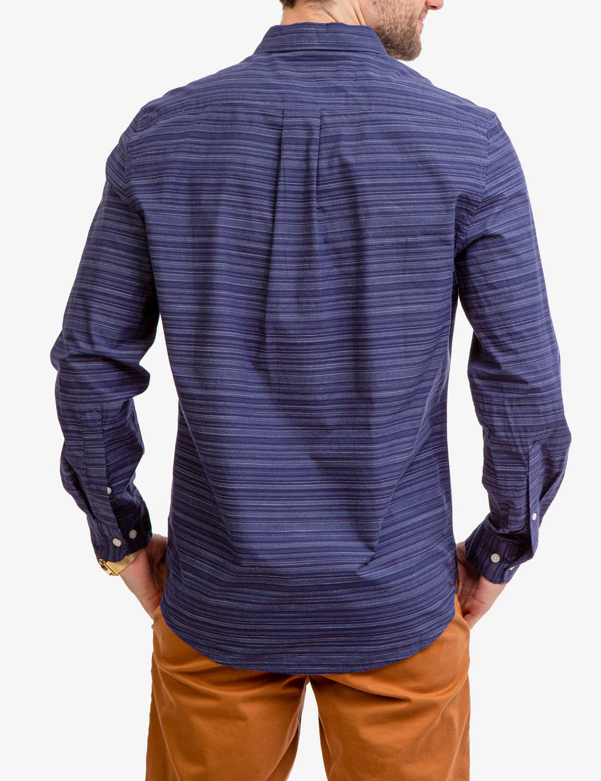 SPACE DYE DOBBY WOVEN SHIRT - Image 9
