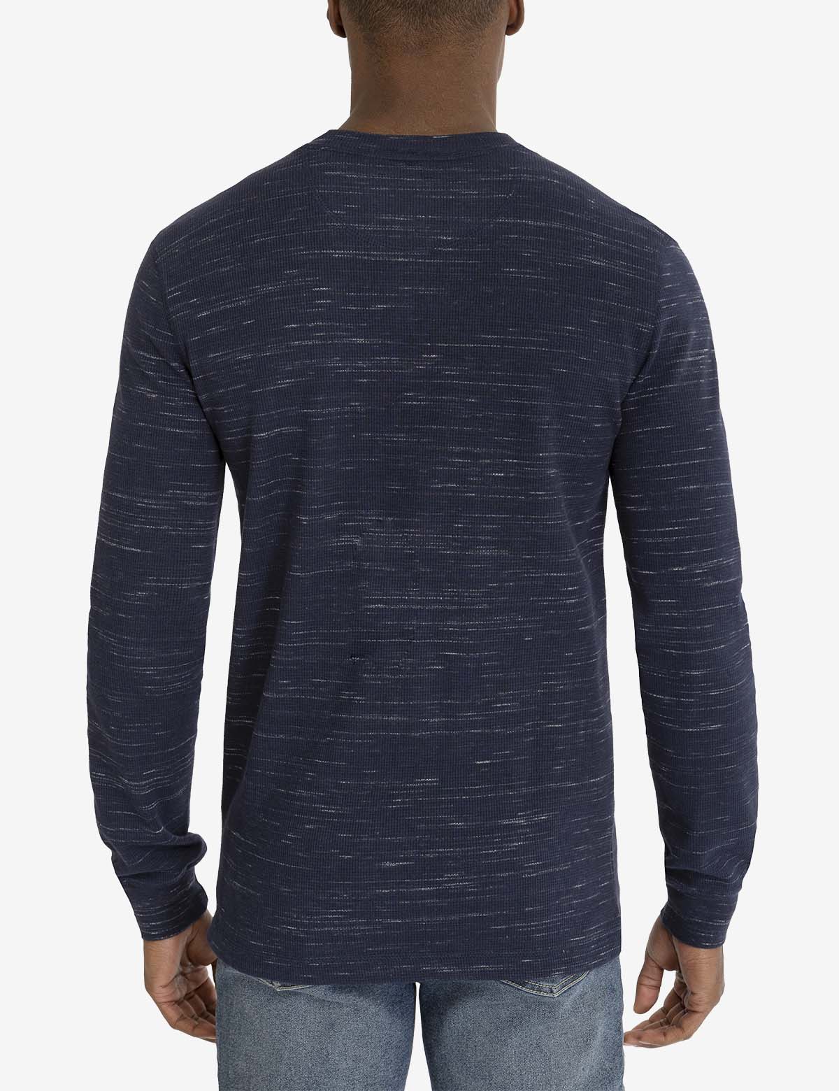 SPACE DYE THERMAL HENLEY - Image 14