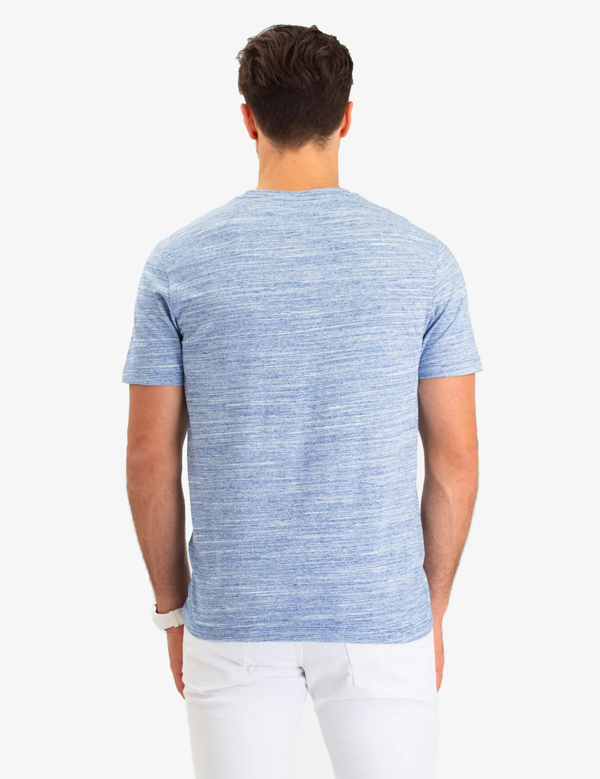 LINEAR SPACE DYE V-NECK T-SHIRT - Image 7