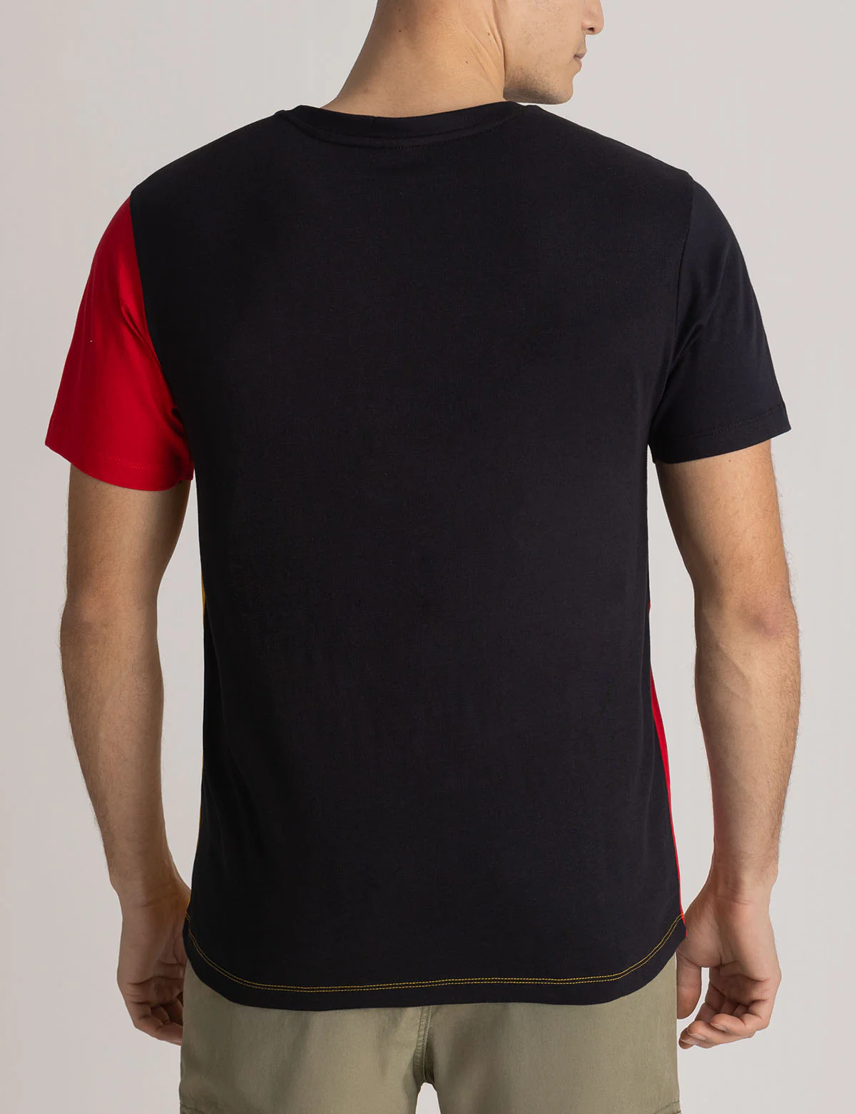 SPAIN DIAGONAL COLOR BLOCK JERSEY T-SHIRT - Image 4