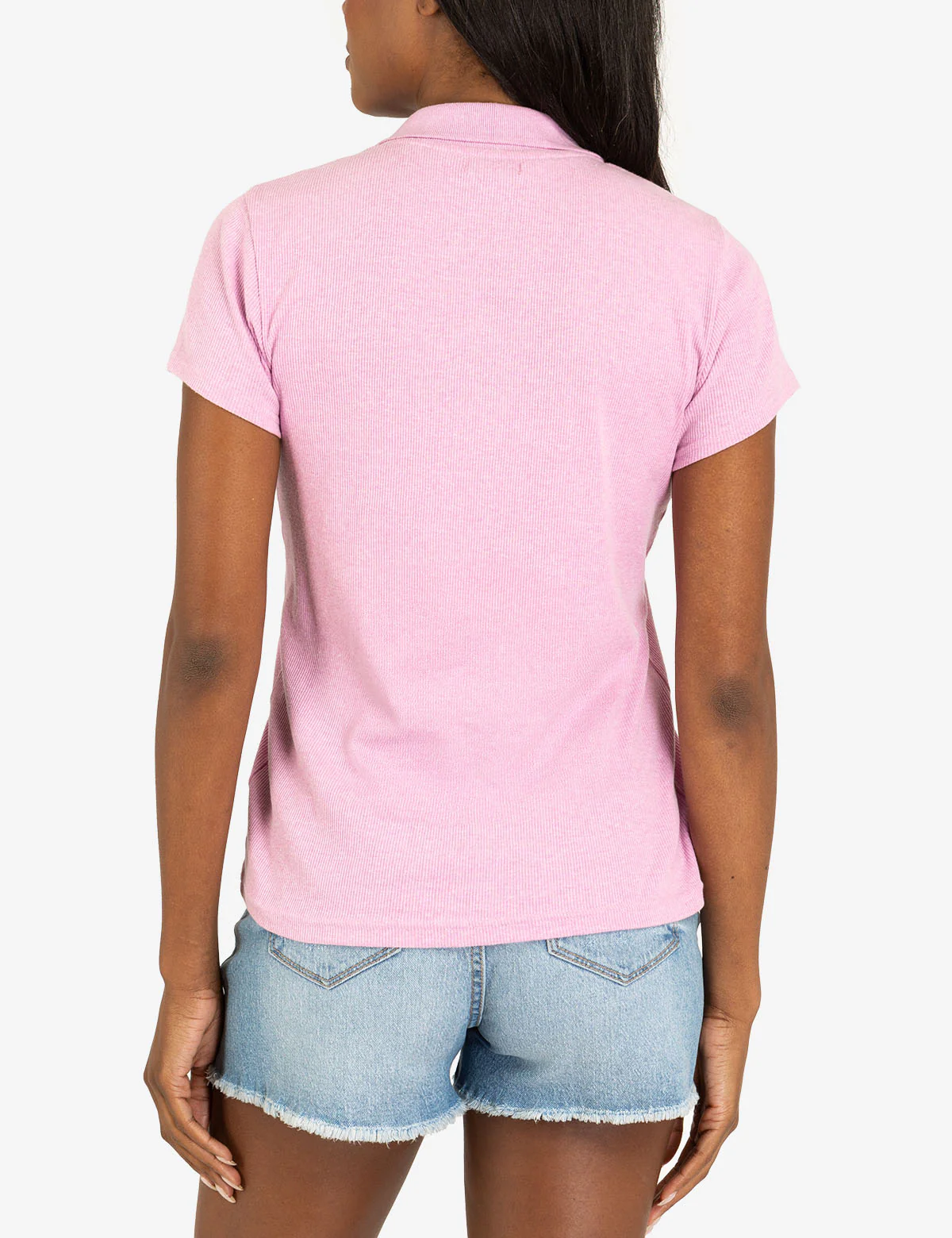 SPLIT NECK RIBBED POLO SHIRT - Image 7