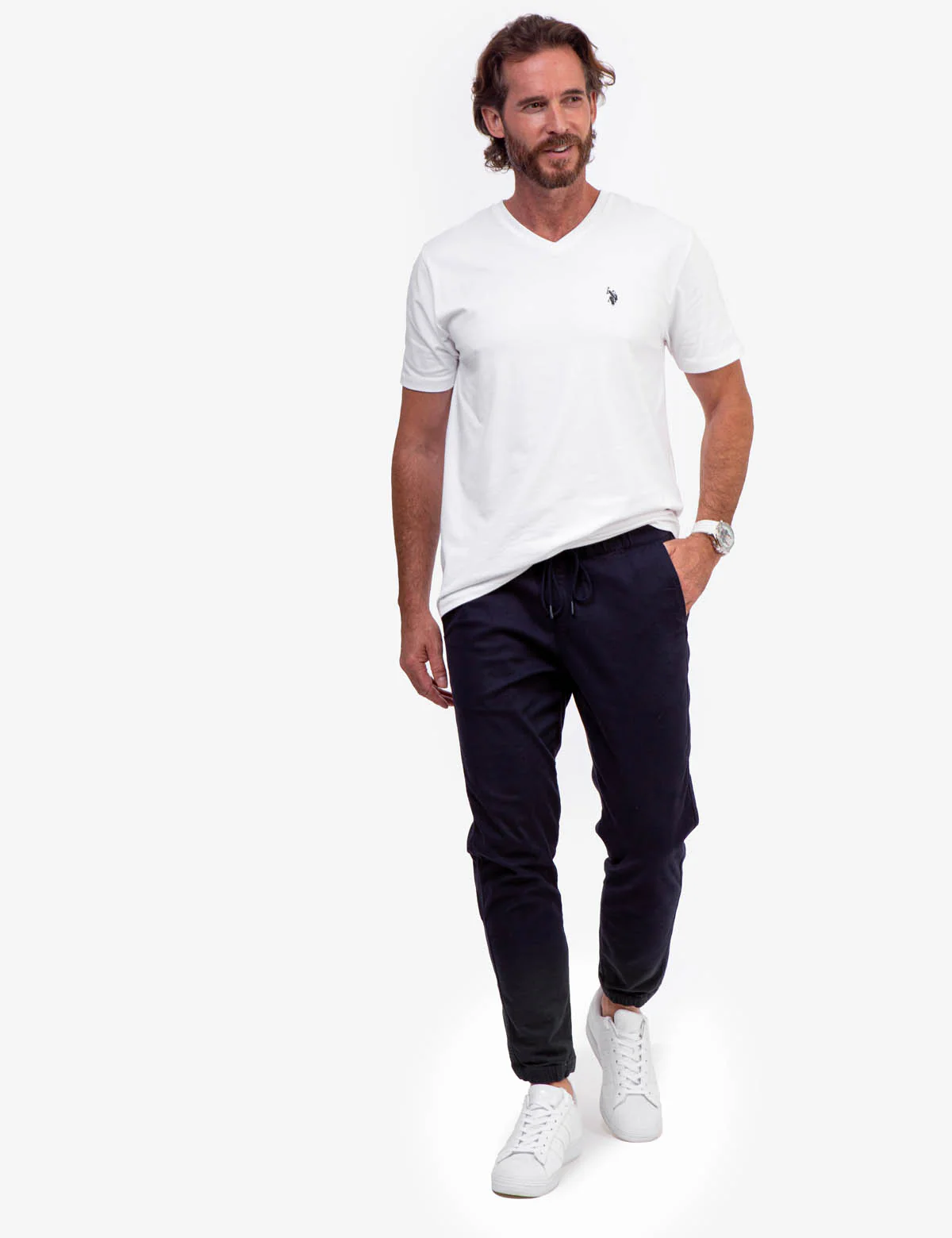 STRETCH V-NECK T-SHIRT - Image 16