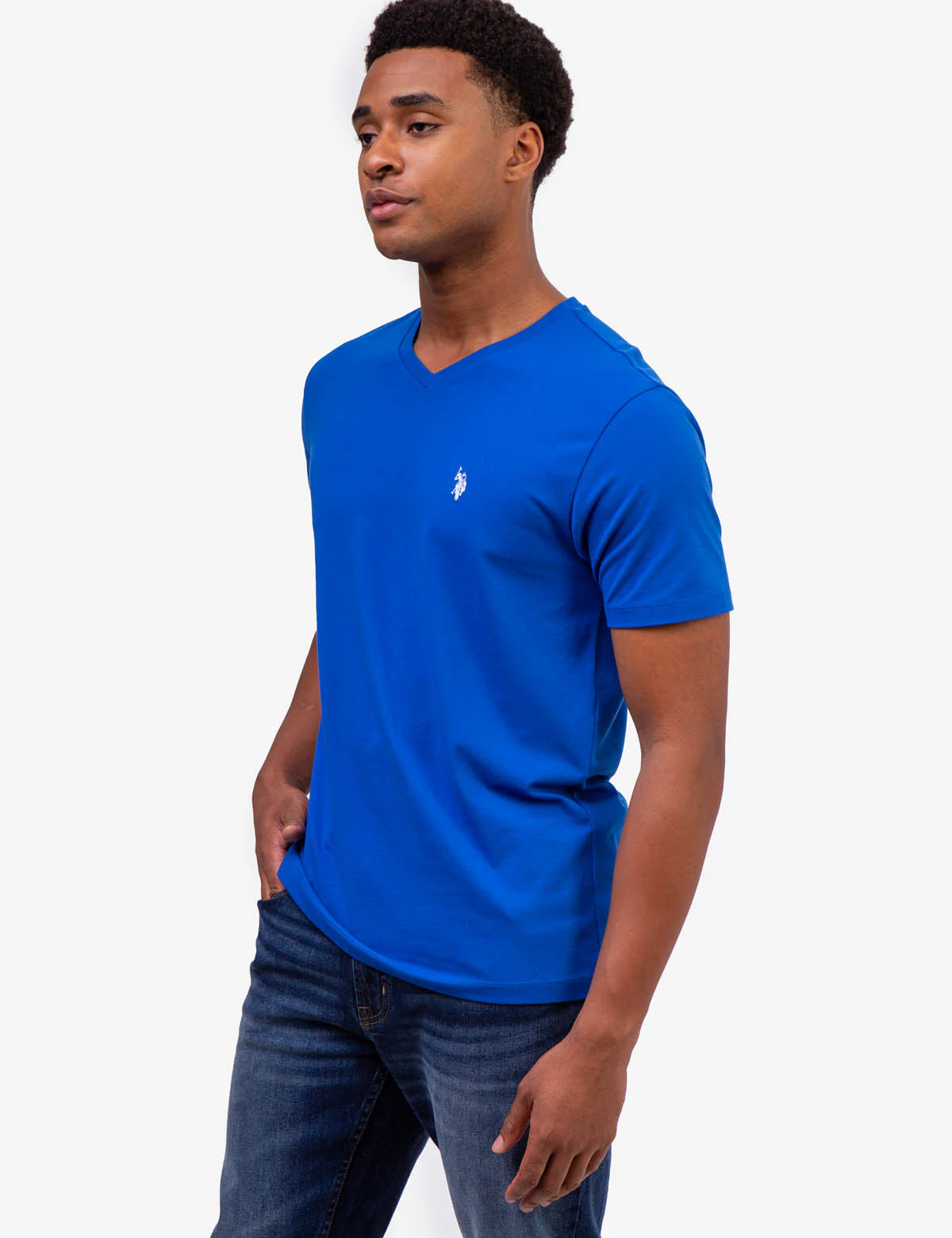 STRETCH V-NECK T-SHIRT - Image 22