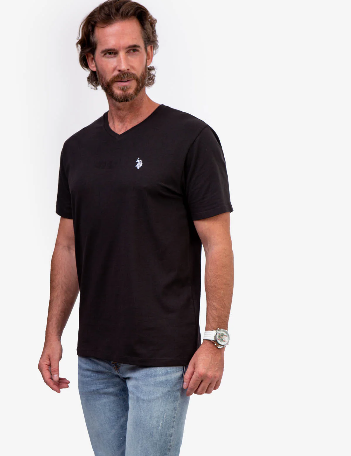 STRETCH V-NECK T-SHIRT - Image 28