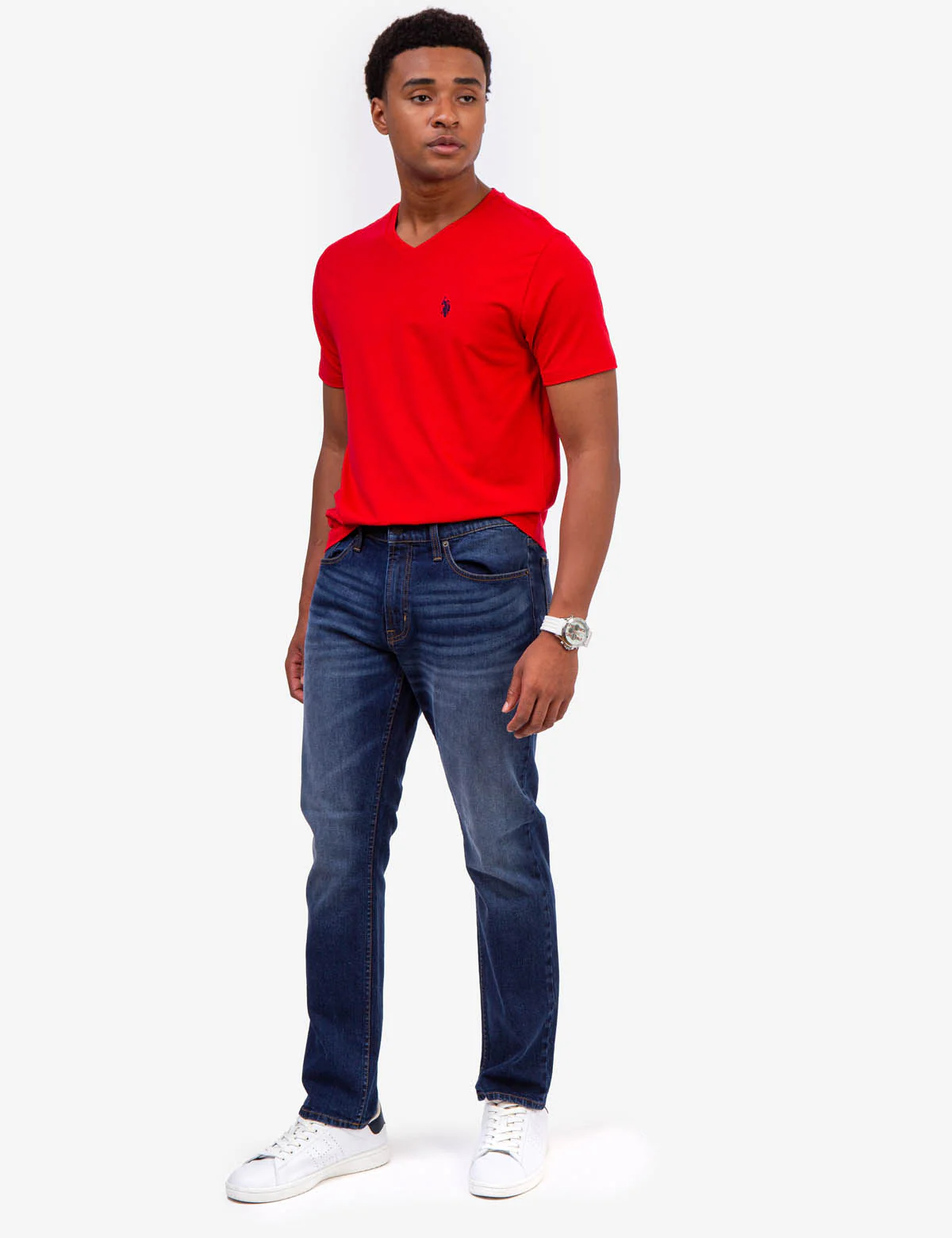 STRETCH V-NECK T-SHIRT - Image 7