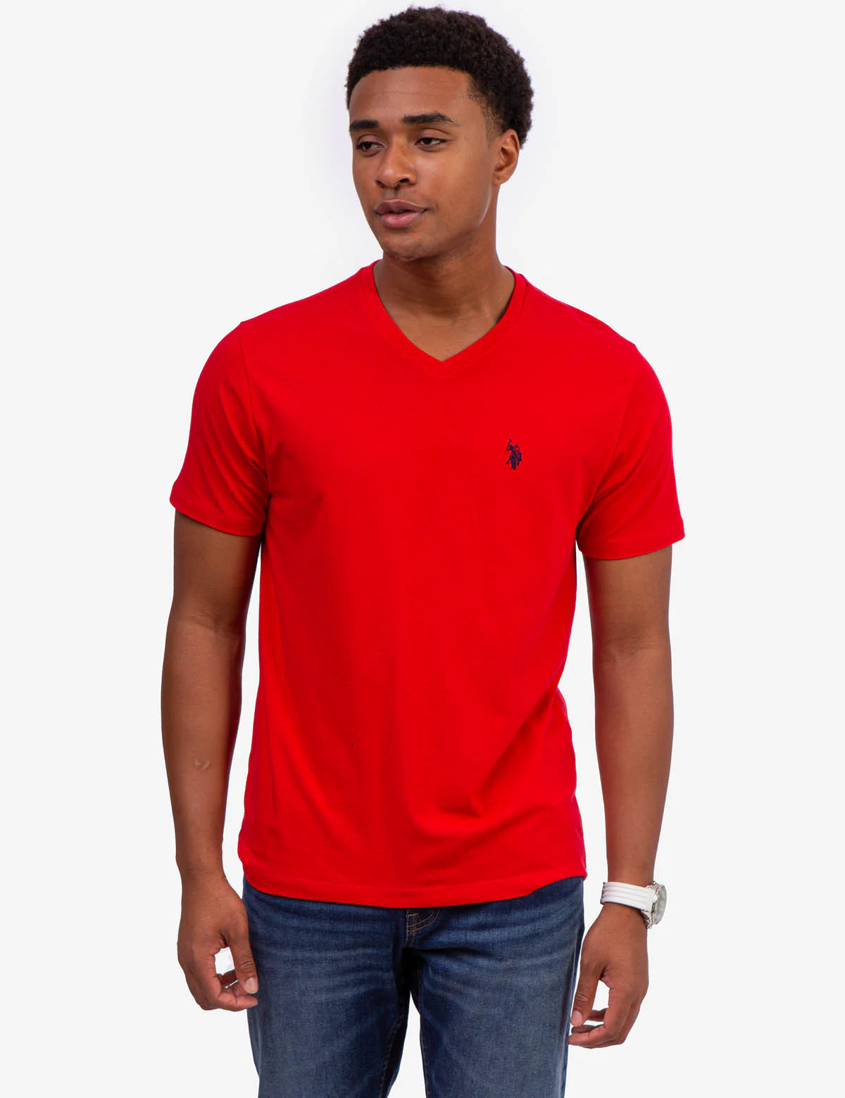 STRETCH V-NECK T-SHIRT - Image 8
