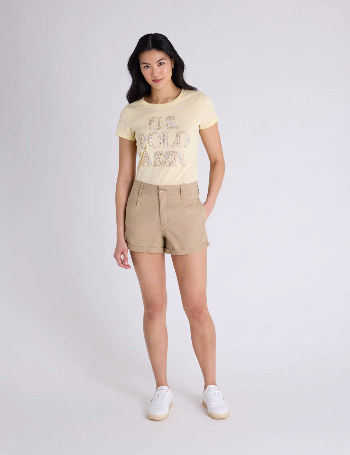 STACKED FLORAL PRINT STONE SCOOP T-SHIRT - Image 6