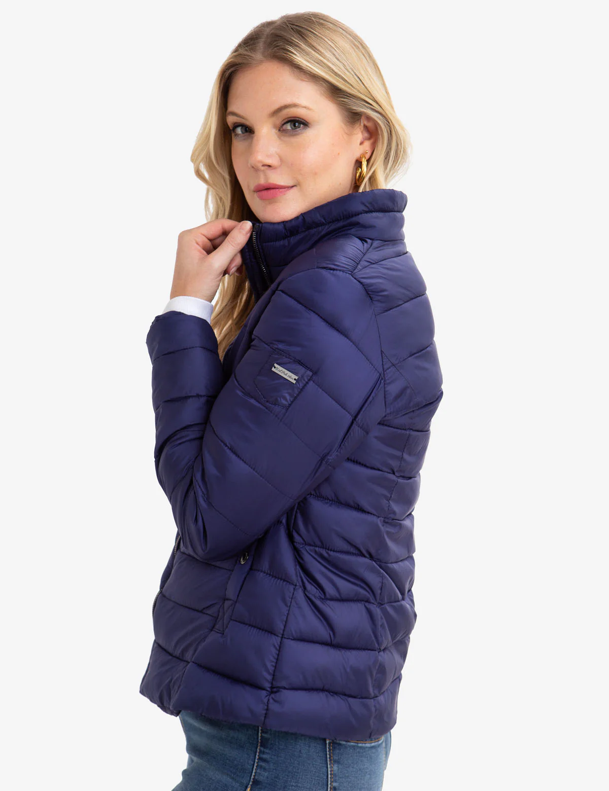 STAND COLLAR PUFFER COAT - Image 6