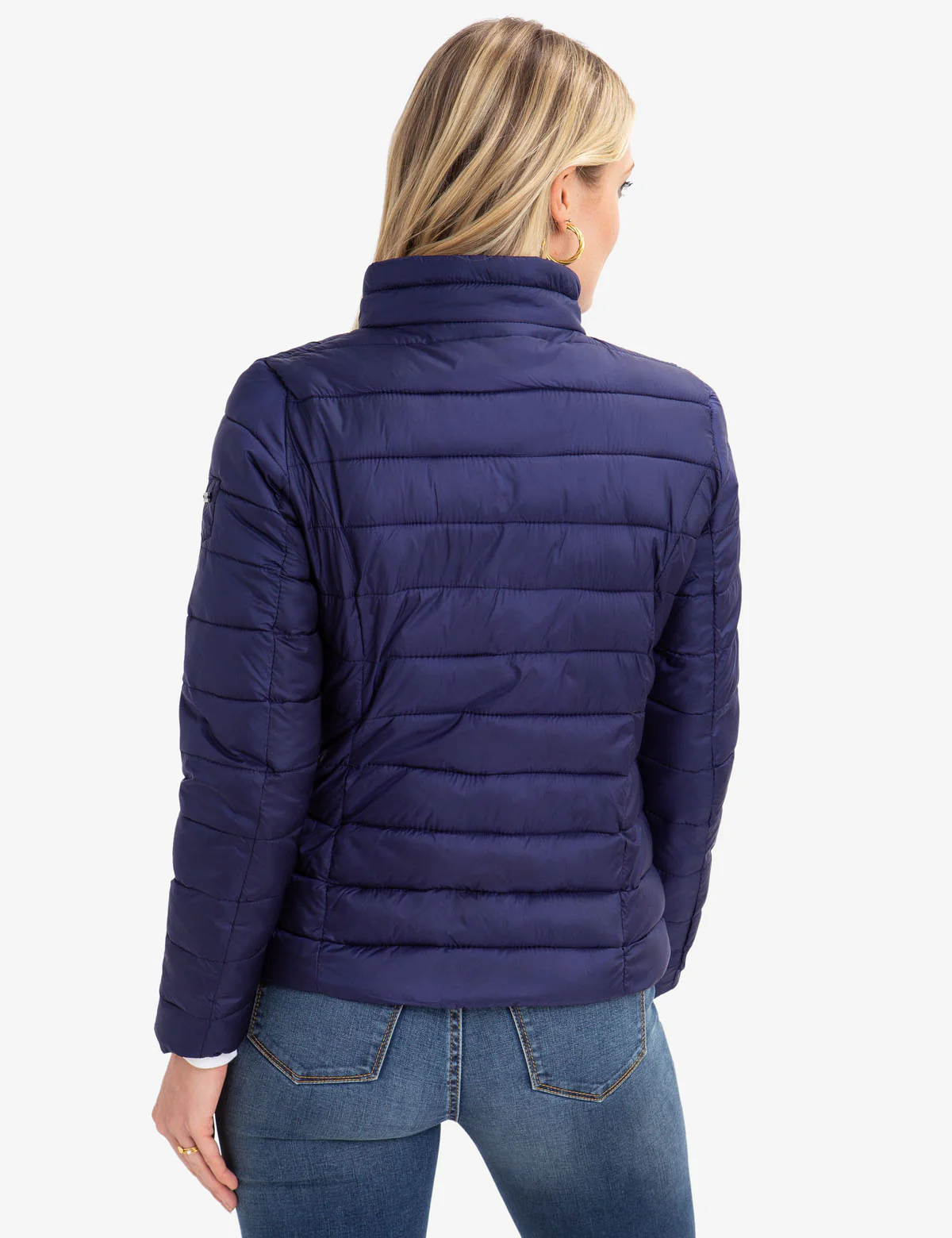 STAND COLLAR PUFFER COAT - Image 8