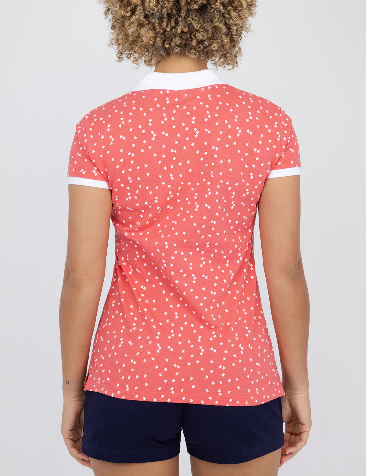 STAR PRINT POLO SHIRT - Image 4